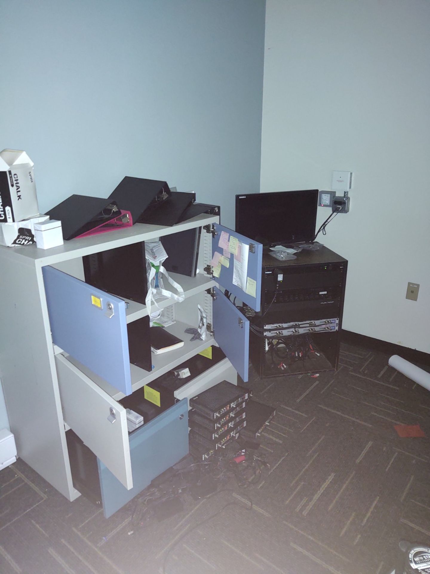 (Lot) In 1 Office C/o: (2) Desk, (1) Chairs, Storage Cabinet, Furman M-8X2, Dayton, #DA240R Amp/ - Image 3 of 3