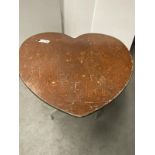 Heart Shaped 58" Banquet Table