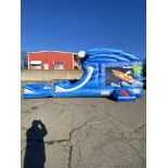 Water Slide Surfing Themed Bounce House w/(2) Blowers, 13 x 25,(Pics were taken 12/1 Blown up In Our