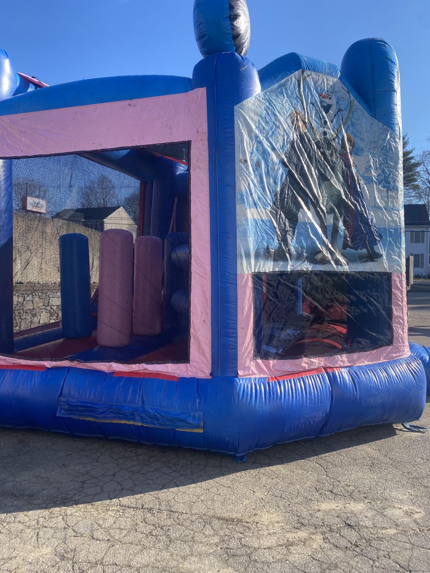 Frozen Themed Bounce House w/Blower - 15 x 20 (Pics were taken 12/1 Blown up In Our Parking Lot) - Image 2 of 3