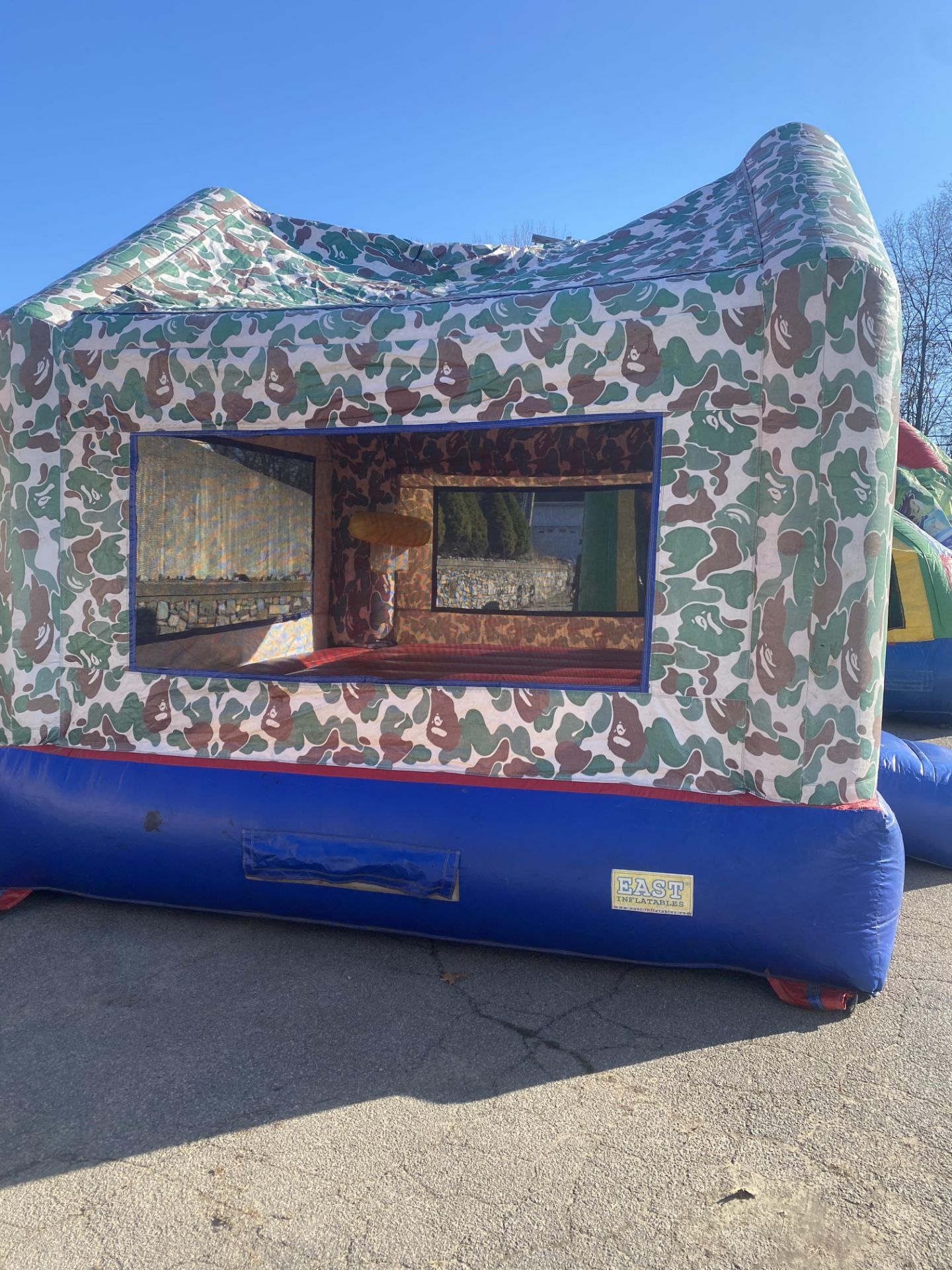 Camouflage Themed Bounce House w/Blower - 15 x 15 (Pics were taken 12/1 Blown up In Our Parking Lot) - Image 2 of 2