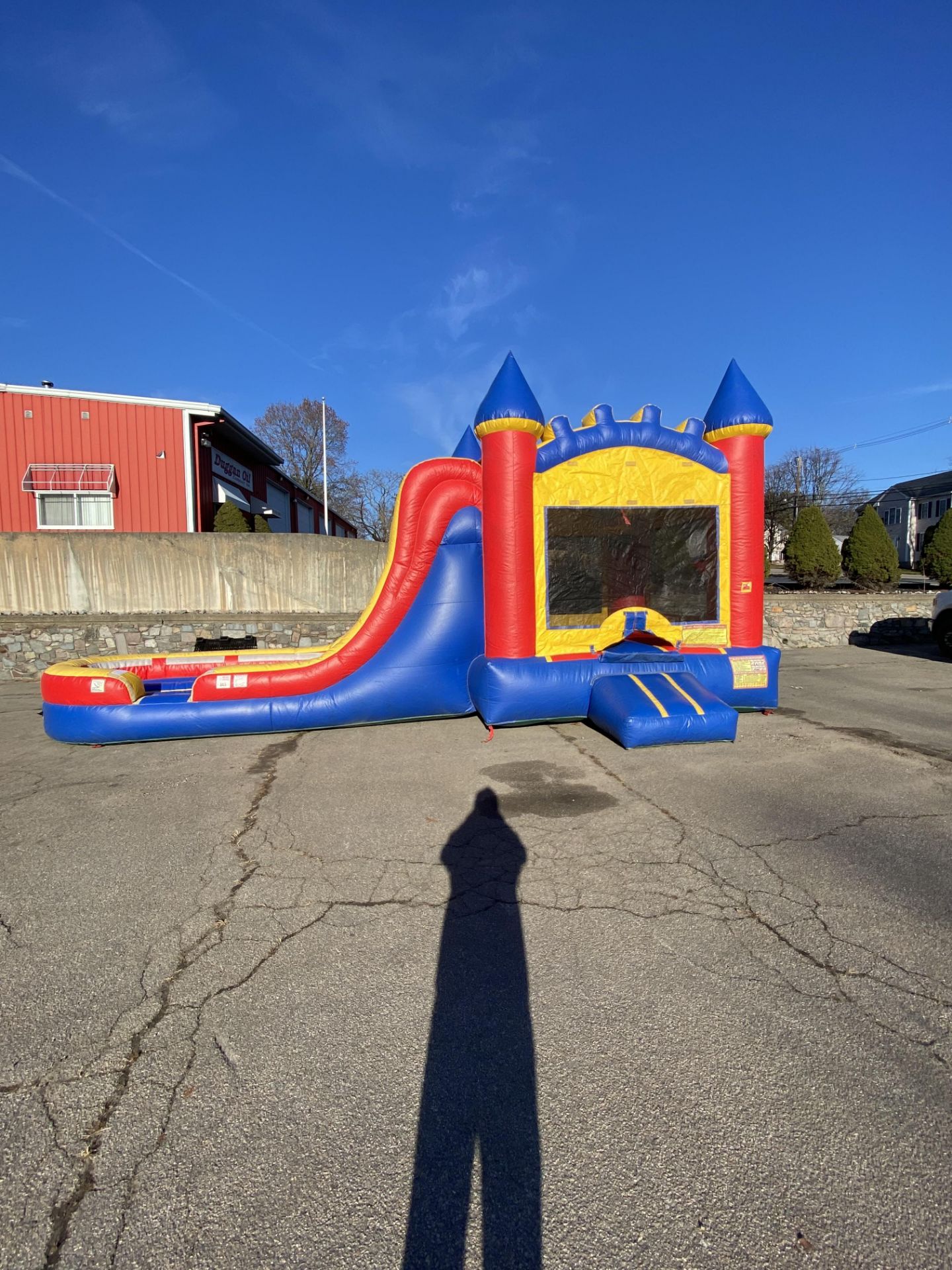 Castle w/Slide Themed Bounce House w/Blower - 13 x 25 (Pics were taken 12/1 Blown up In Our Parking