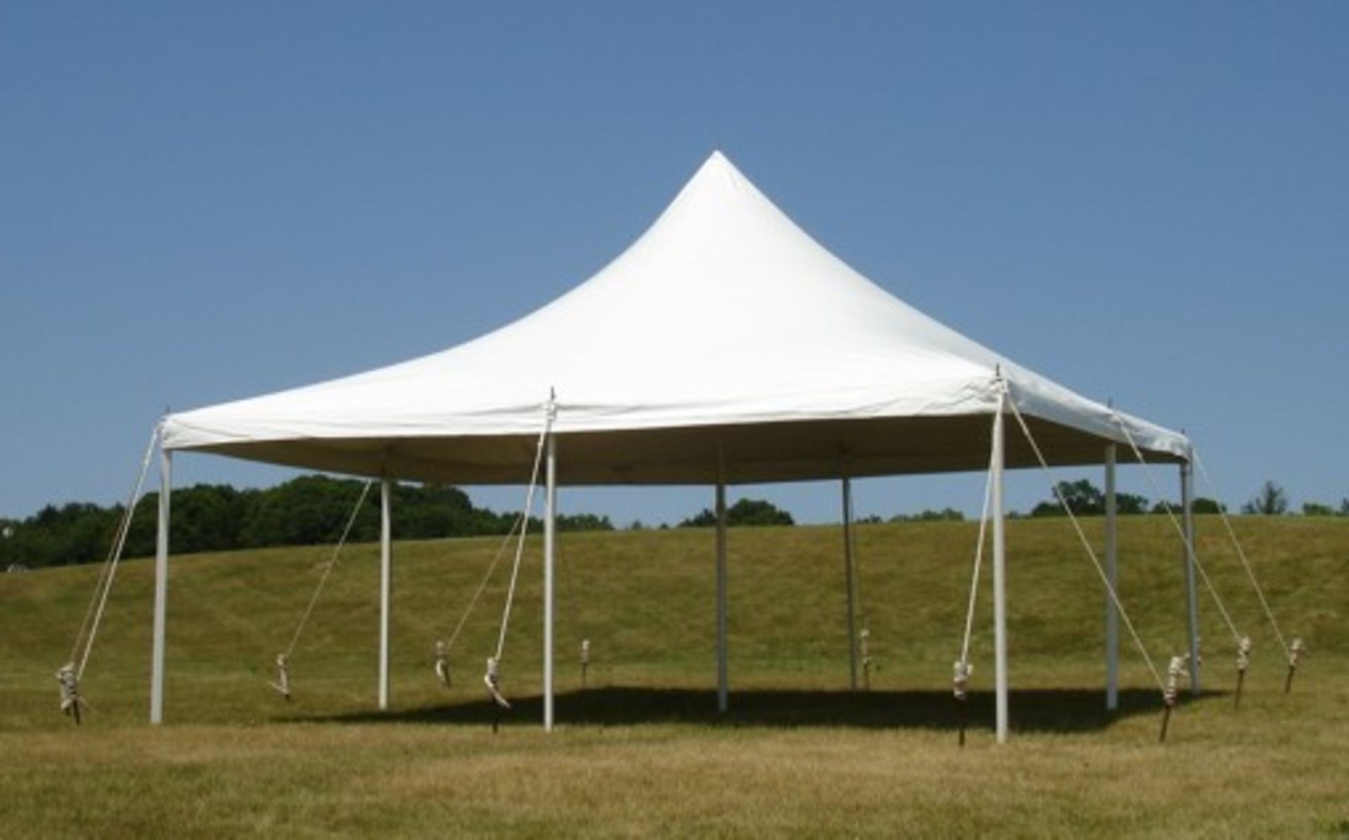 20' x 20' Party Tent - Complete Tent Setup with Poles