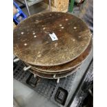(6) 36" Round Tables (BEING SOLD BY THE PIECE)
