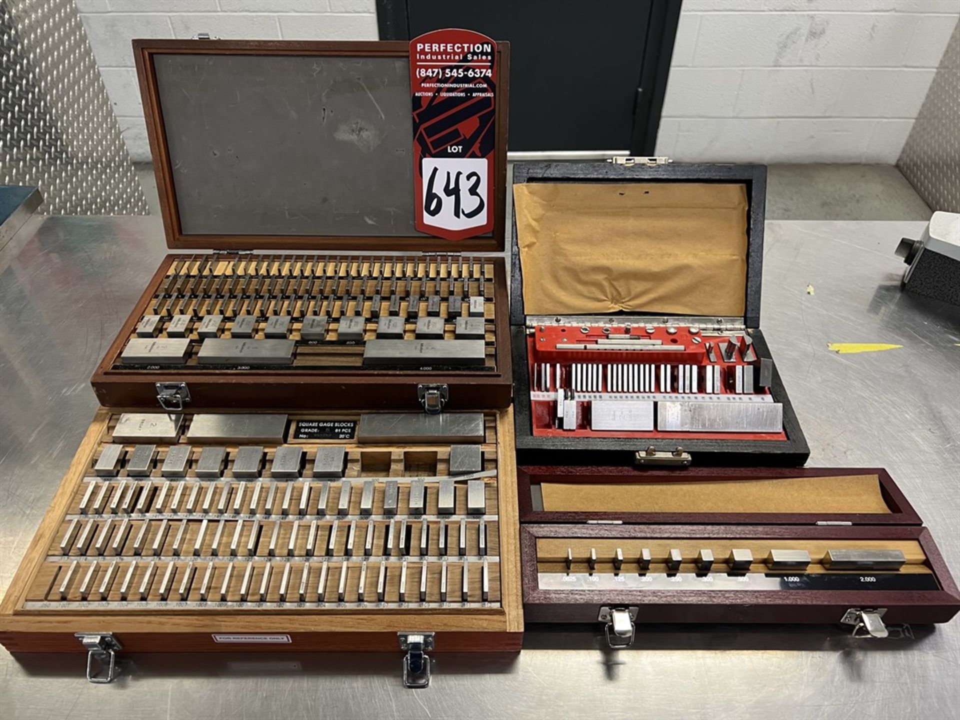Lot of Assorted Gage Block Sets