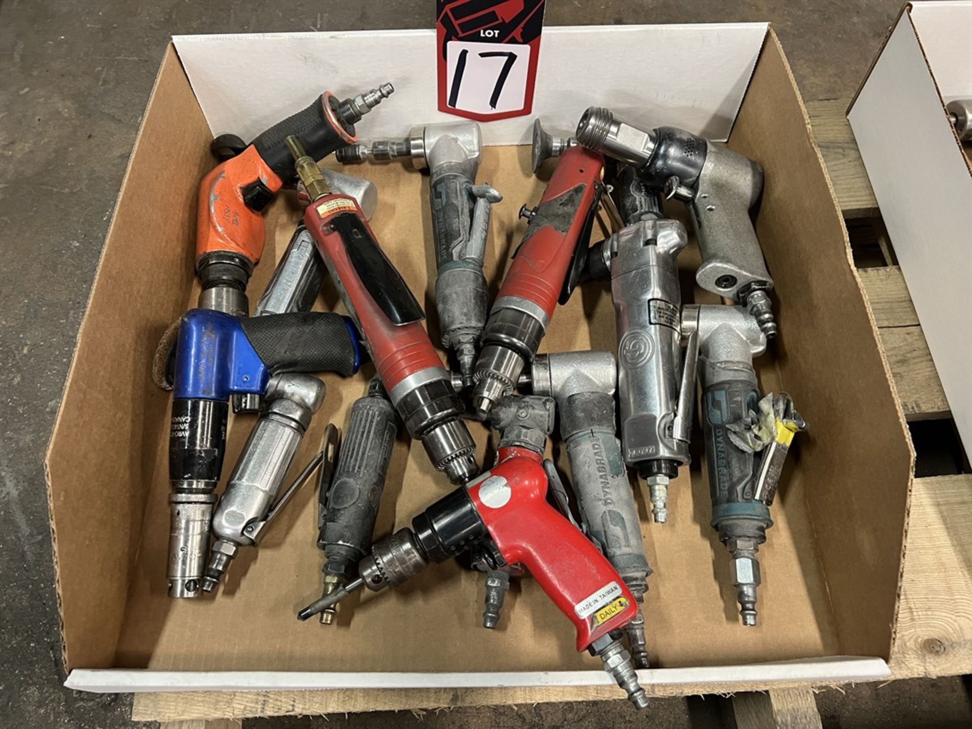 Lot of Assorted Pneumatic Tools