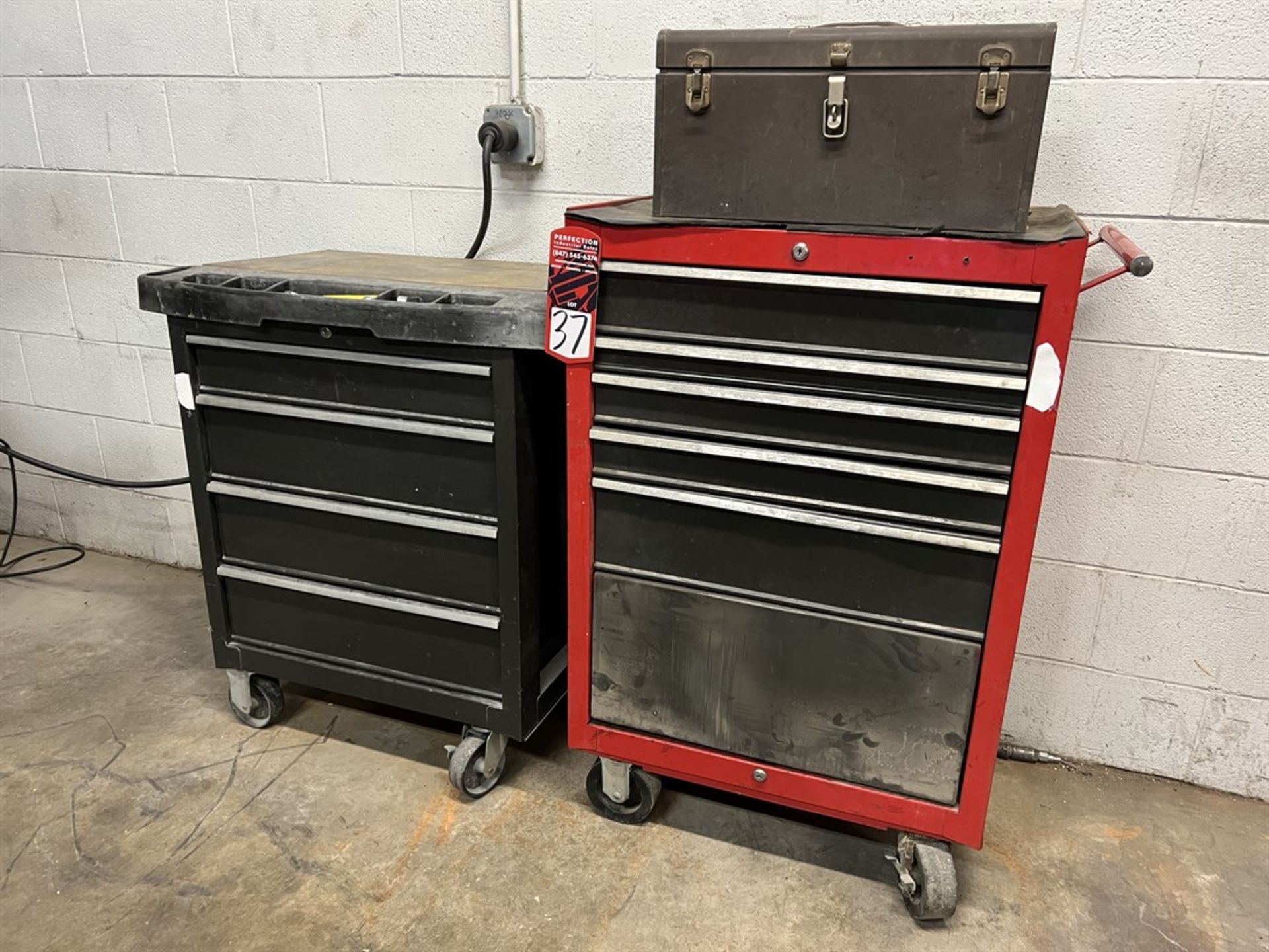 Lot of (2) Rolling Tool Chests