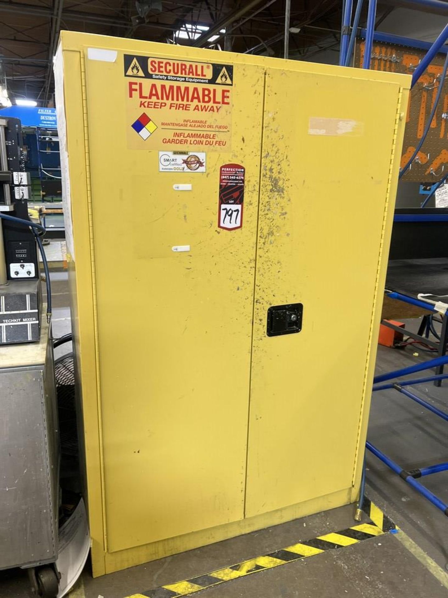 SECURALL P160 Flammable Liquids Cabinet, 60 Gallon Capacity