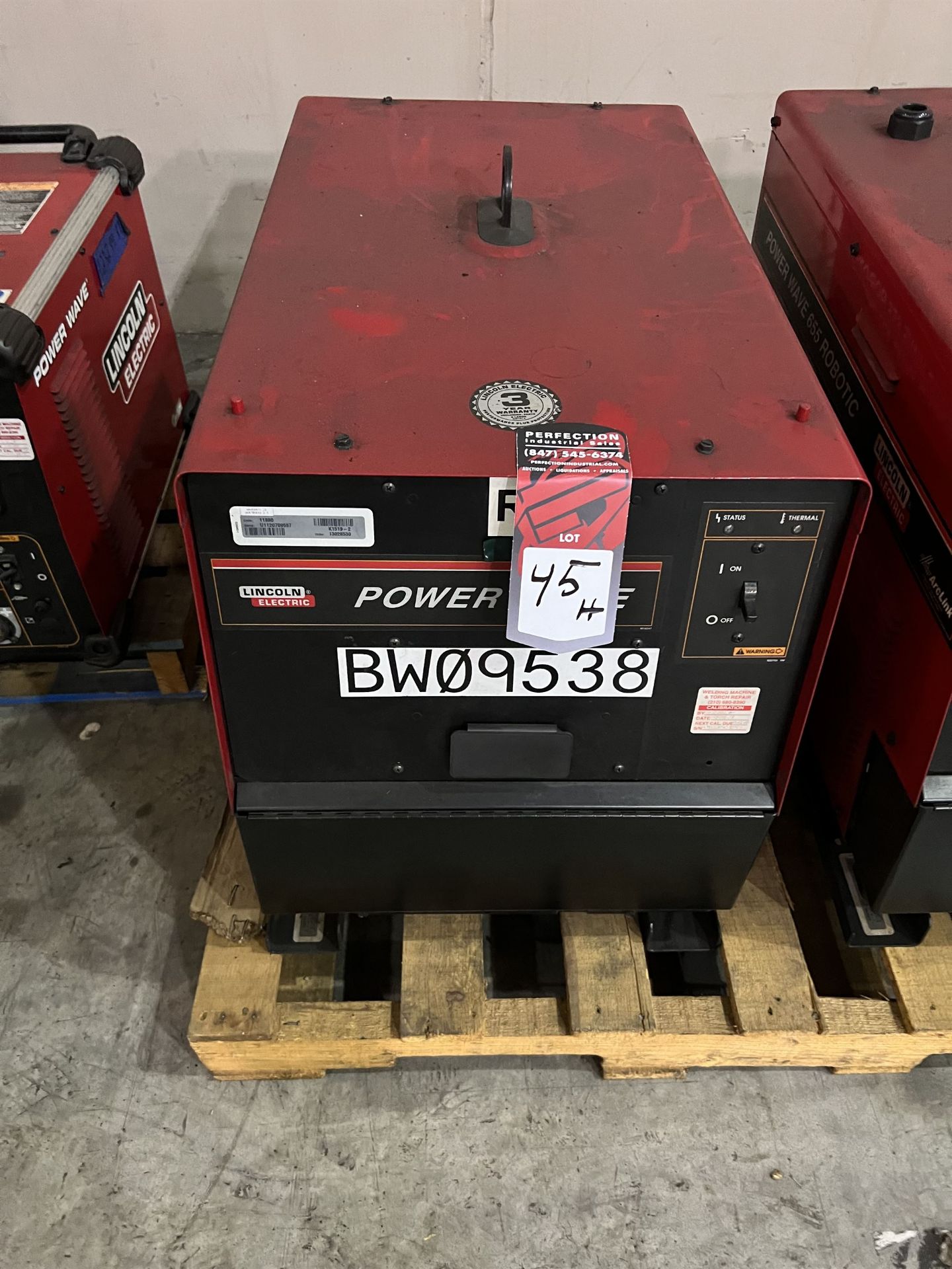 Lincoln Power Wave 655 Welder s/n U1120709597 (Located at 7300 Lone Tree Rd, Victoria, TX 77905)