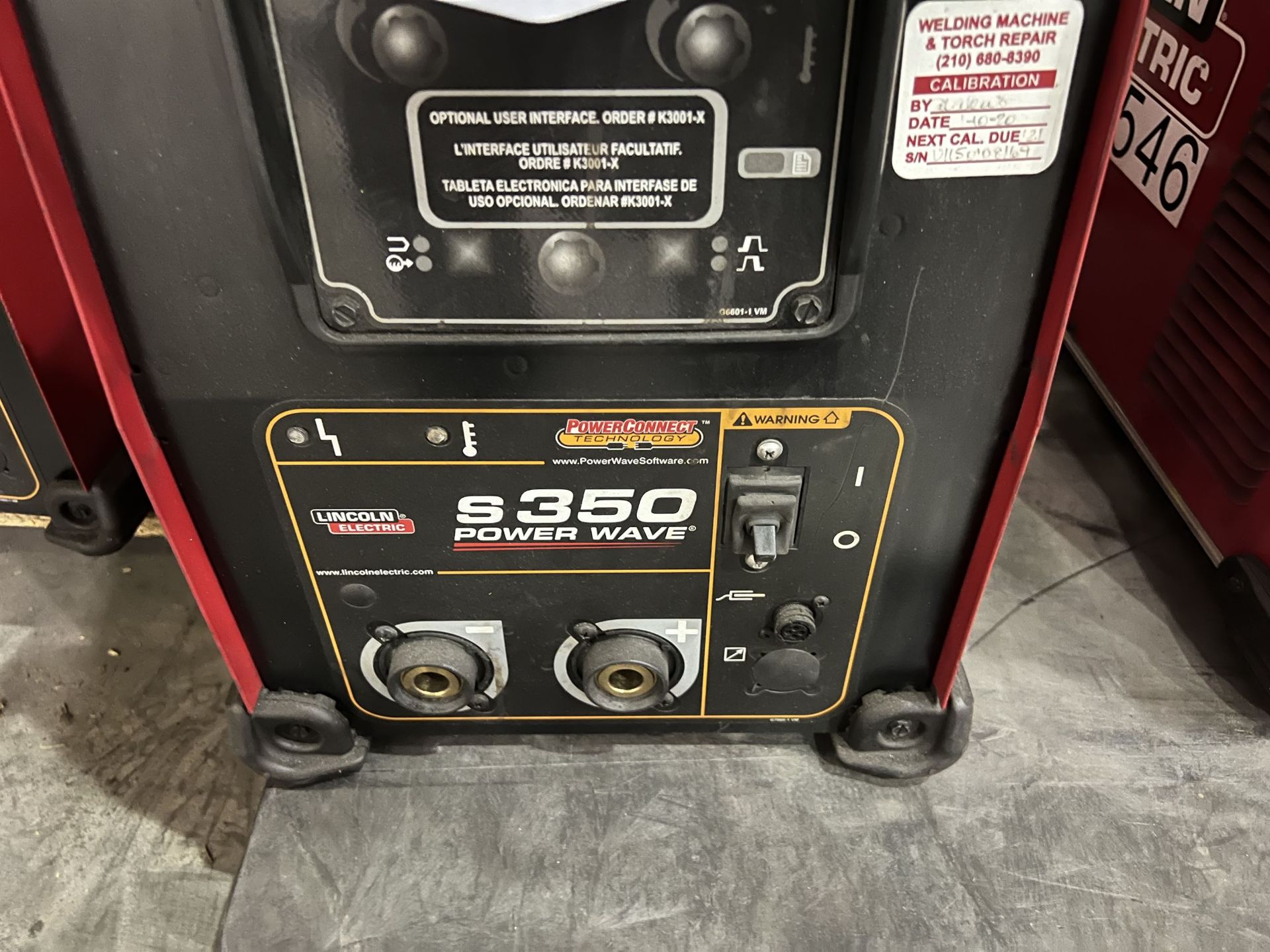 Lincoln S350 Power Wave welder s/n U1150108169 (Located at 7300 Lone Tree Rd, Victoria, TX 77905) - Image 2 of 4