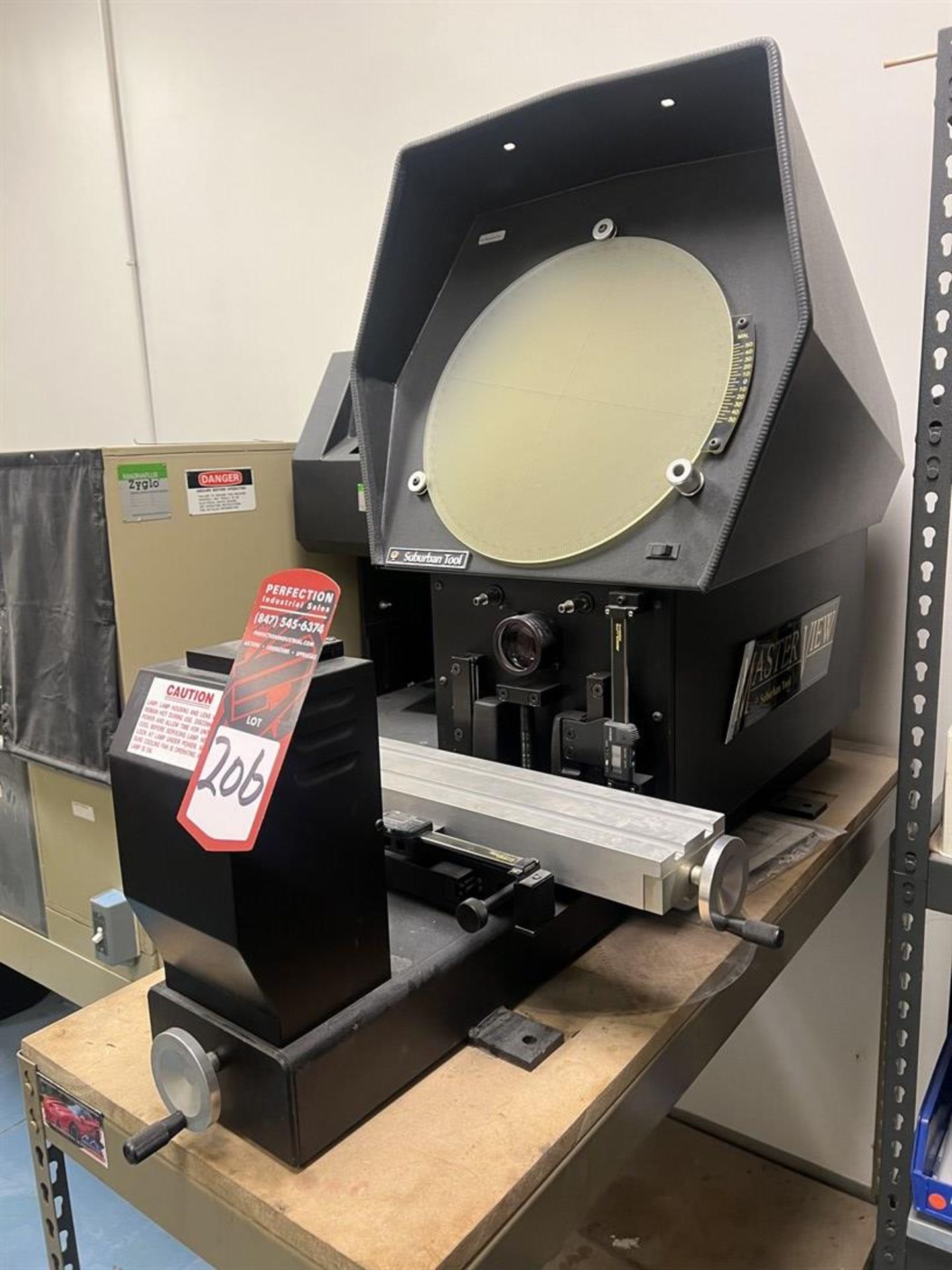 SUBURBAN TOOL MV-14 14" Optical Comparator, s/n 2403-0002M