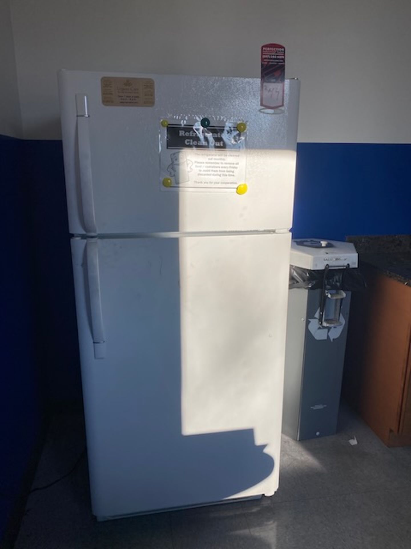FRIGIDAIRE Refrigerator W/ ice maker ( located downstairs )
