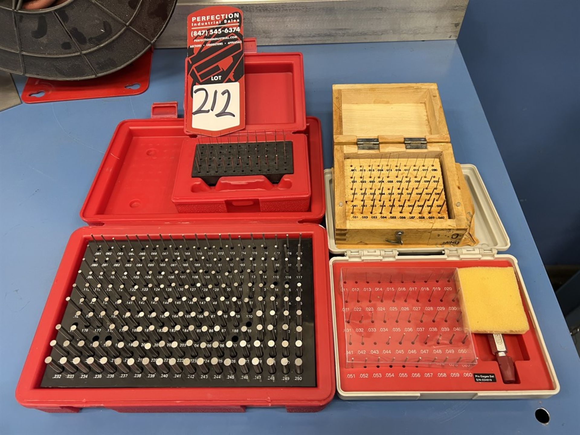 Lot of Pin Gage Sets from .011-.250"