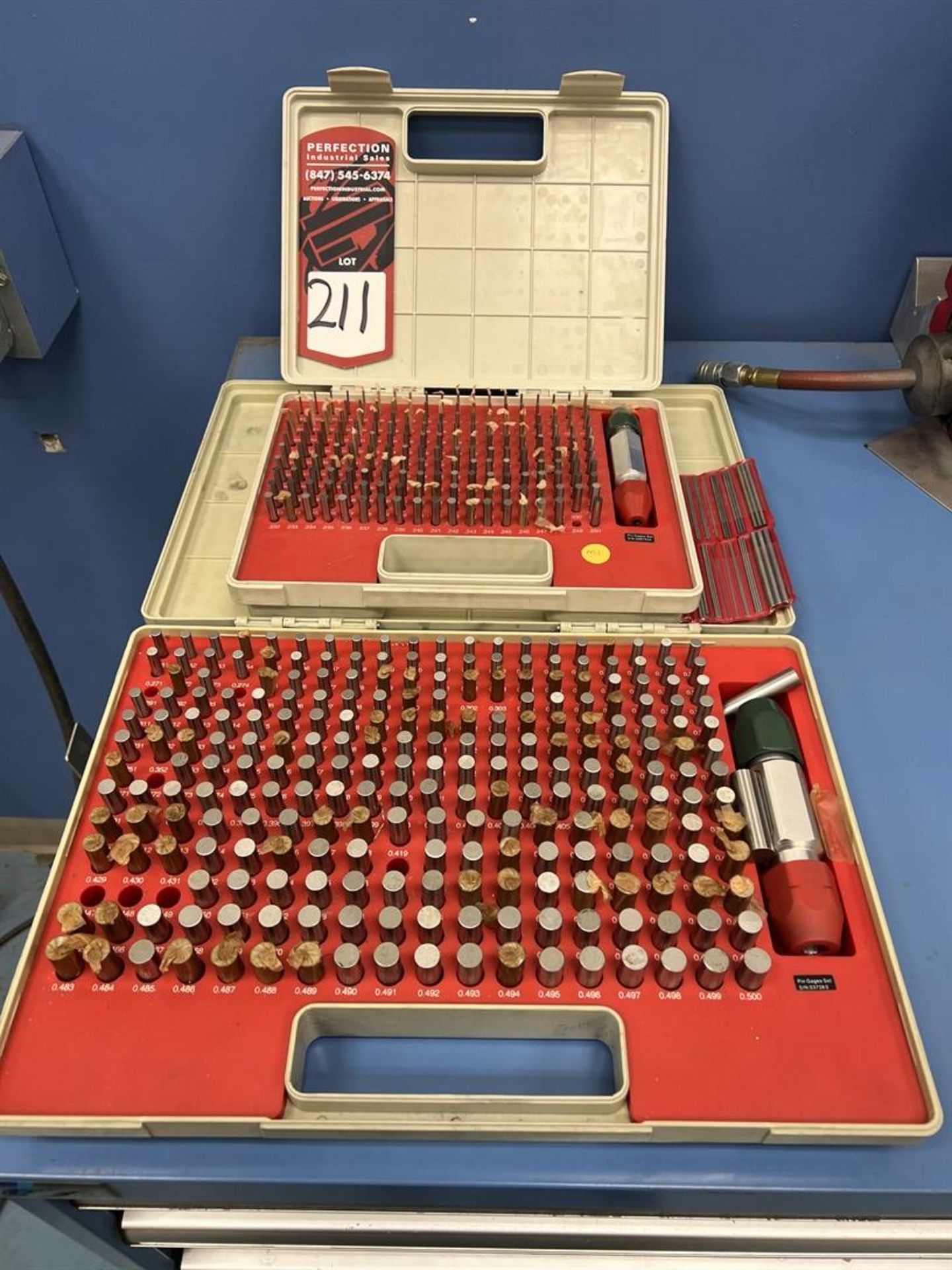 PROCHECK Pin Gage Set Including M-2 and M-1 Minus from .061-.500"