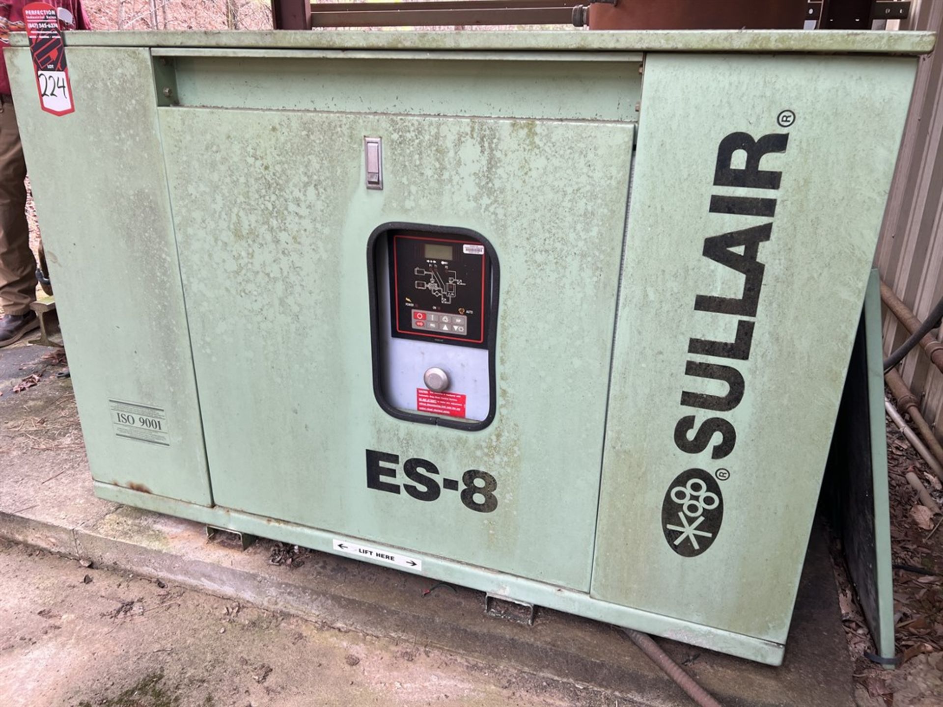 SULLAIR ES8-20H 20 HP Air Compressor, s/n 003-119619, 125/135 PSIG - Image 2 of 4