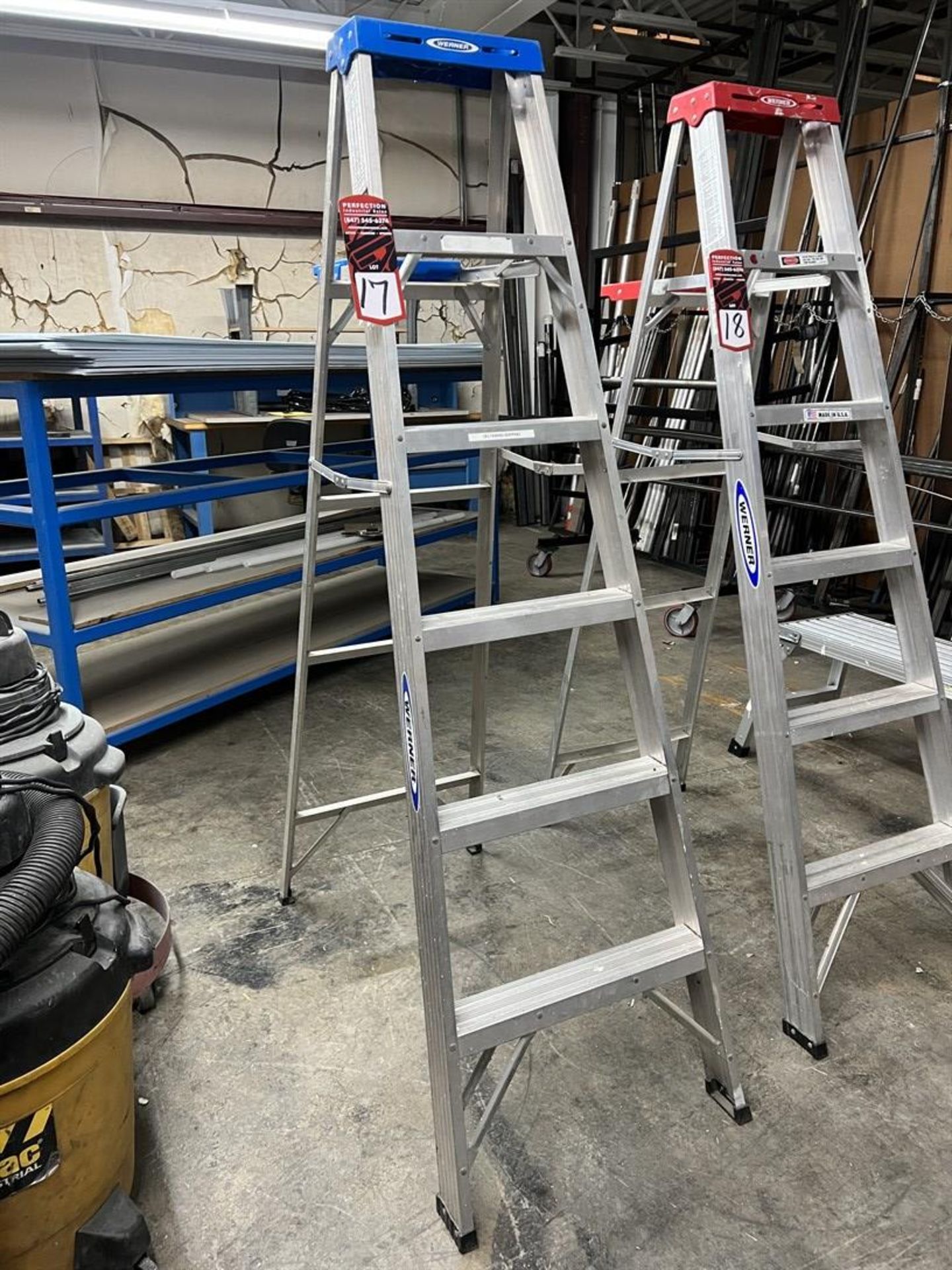 WERNER 366 6' Aluminum Step Ladder