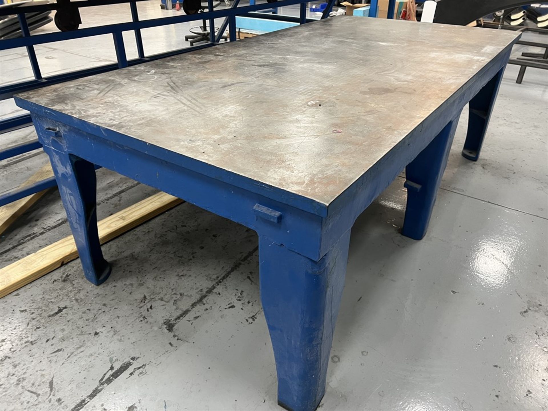 Steel Table, 4' x 8' x 1.5" - Image 2 of 3