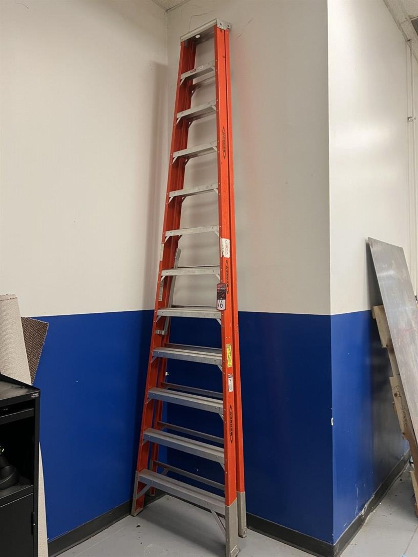 WERNER Electro-Master 7412 12' Fiberglass Step Ladder