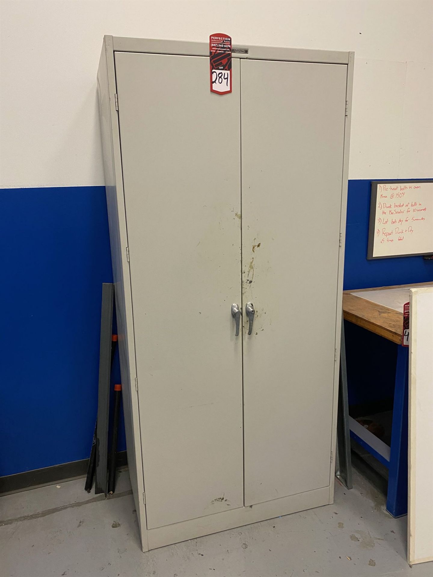 2-Door storage cabinet 24" x 36" x 78"