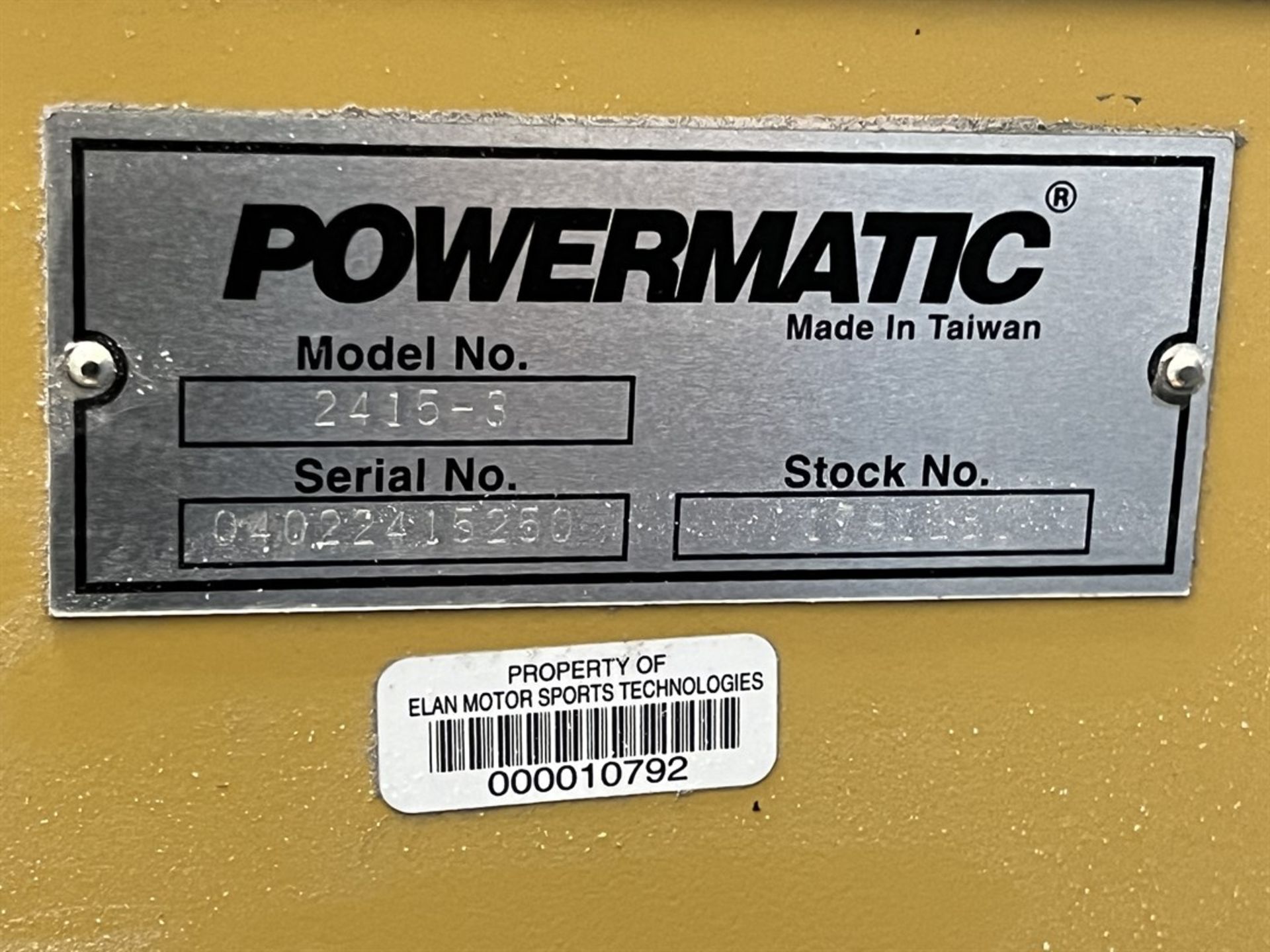 POWERMATIC 2415-3 Vertical Bandsaw, s/n 4022415250, 24" Throat, 24" x 27.75" Table - Image 5 of 6