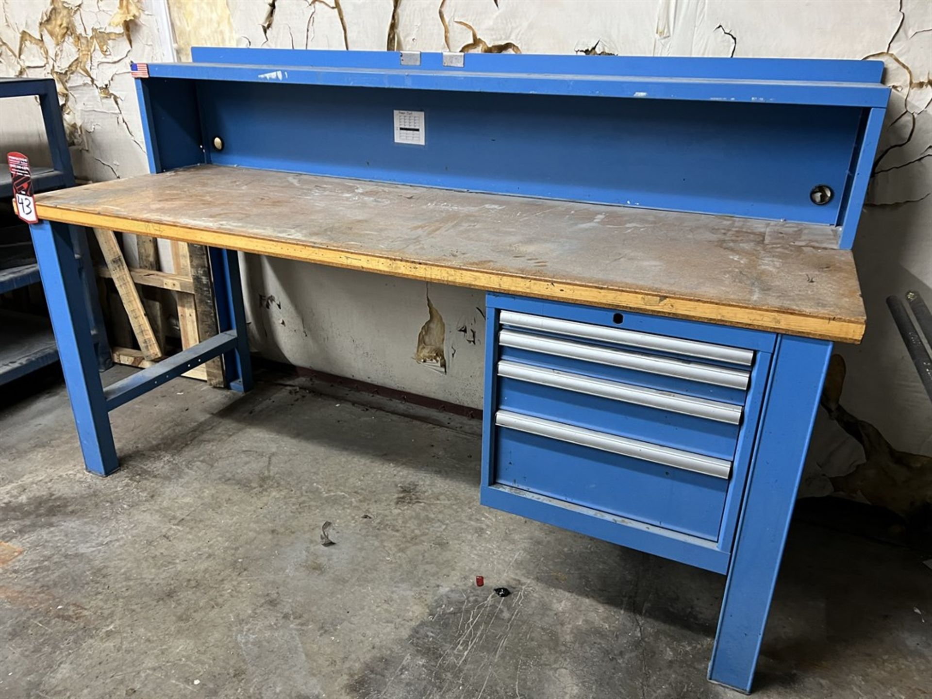 LISTA Wood Top Work Bench, 30" x 84"