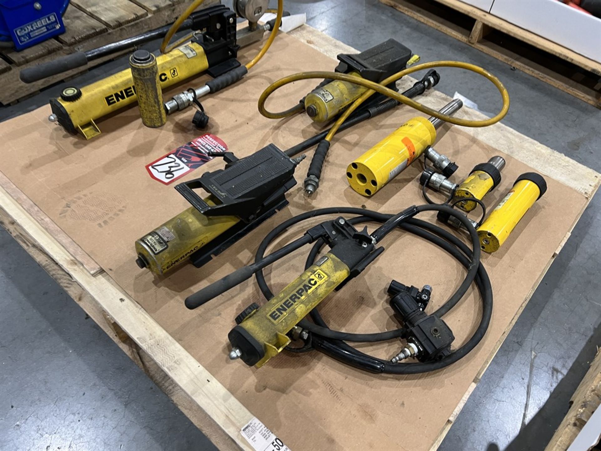 Lot of Assorted ENERPAC Hydraulic Pumps and Rams - Image 2 of 3