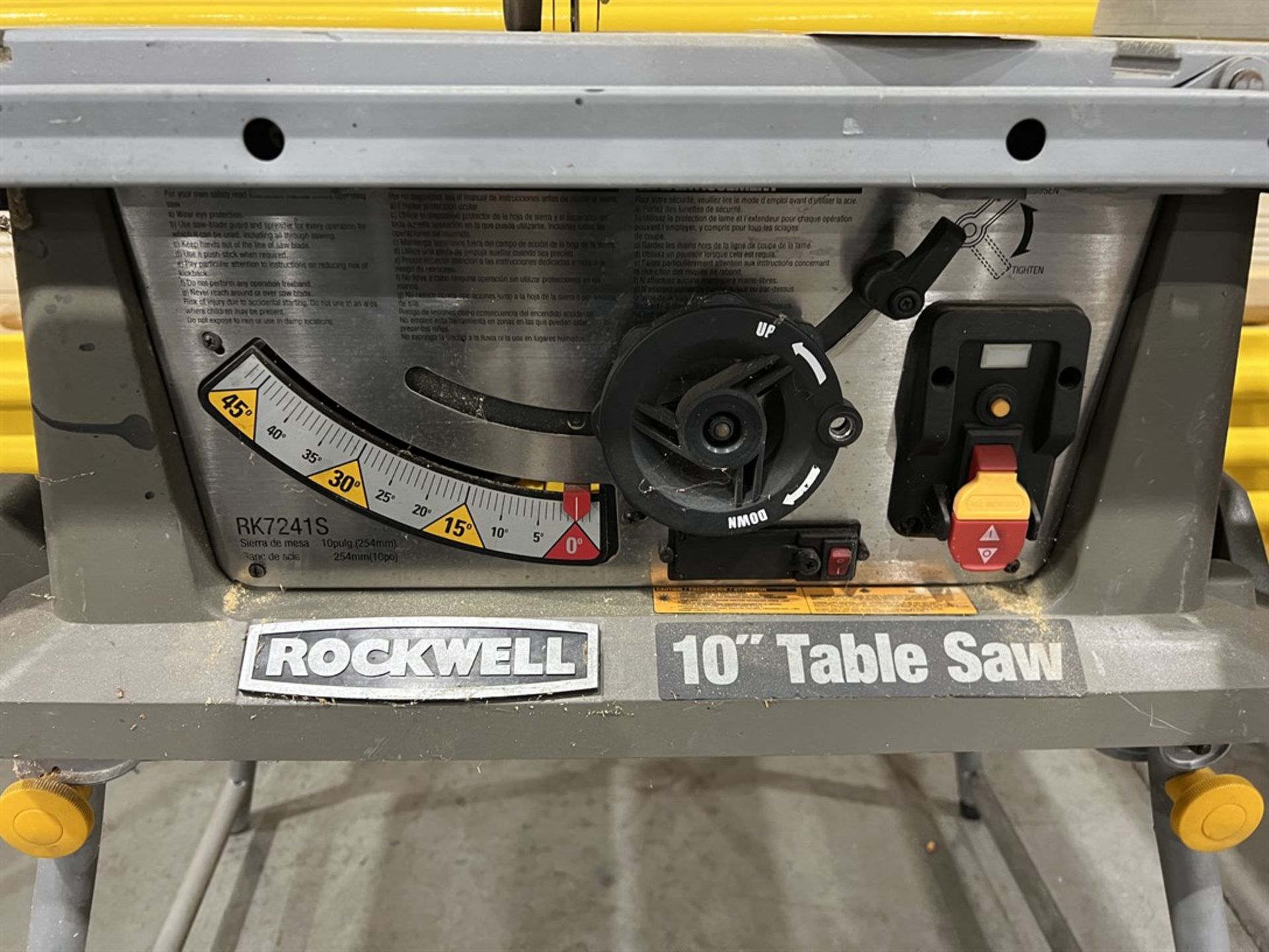 ROCKWELL RK7241S 10" Table Saw - Image 4 of 4