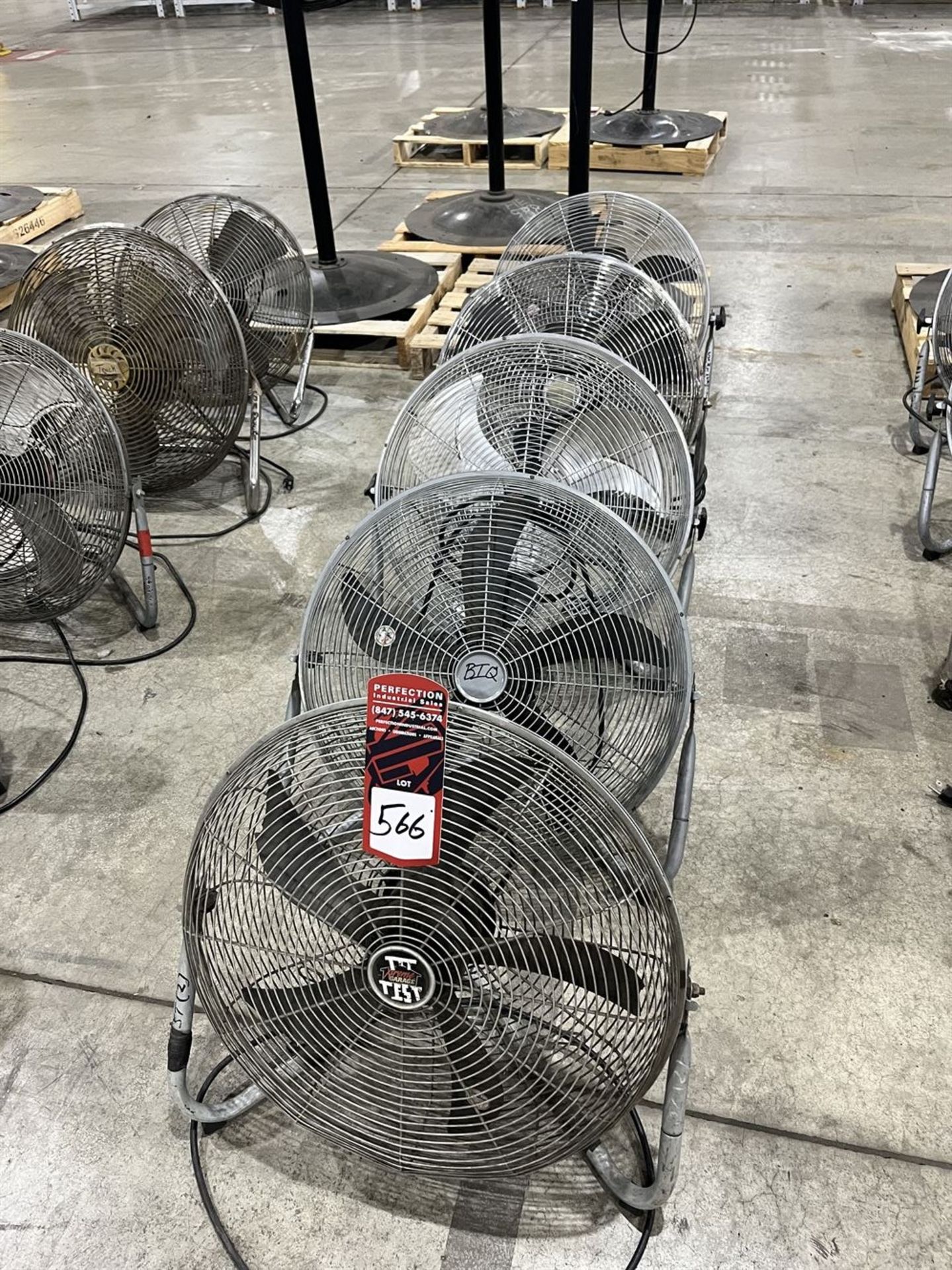 Lot of (5) Assorted Fans