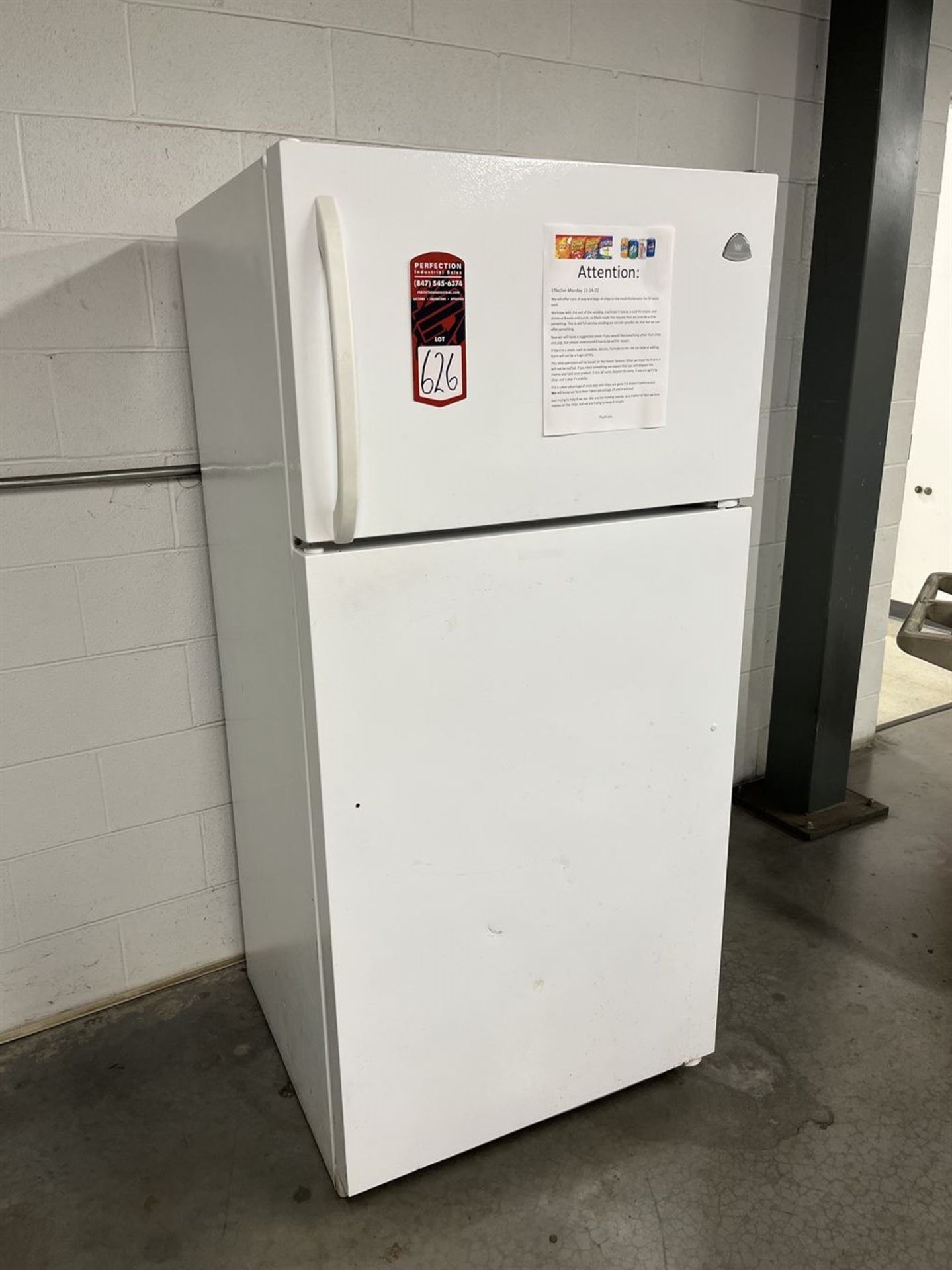 White-Westinghouse Refrigerator Model #-WWTR1802KW0