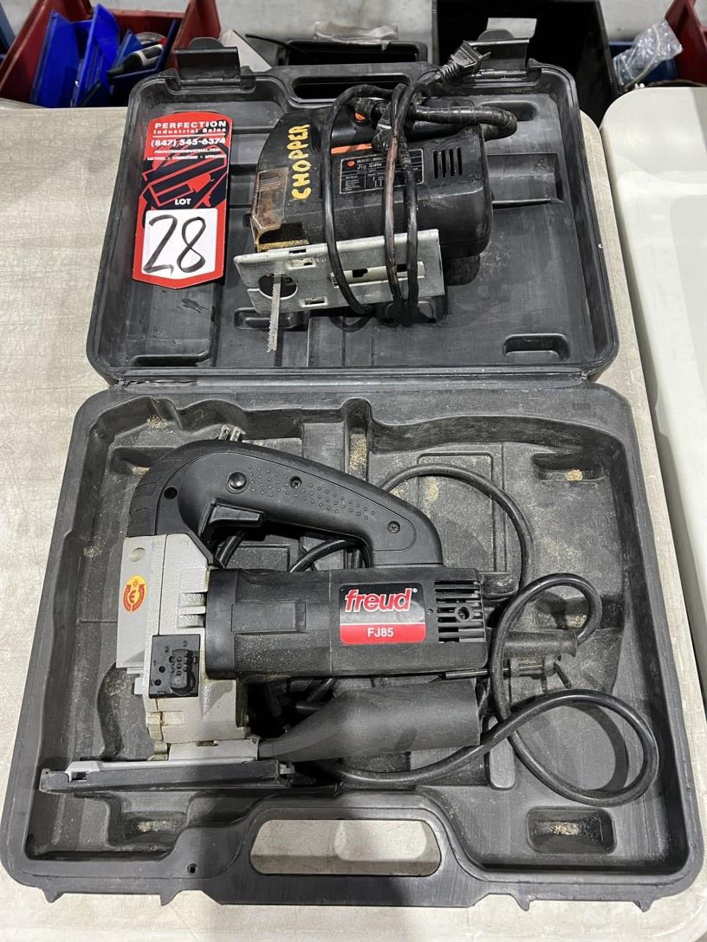 Lot Comprising FREUD FJ85 Jig Saw and BLACK & DECKER 7568 Jig Saw