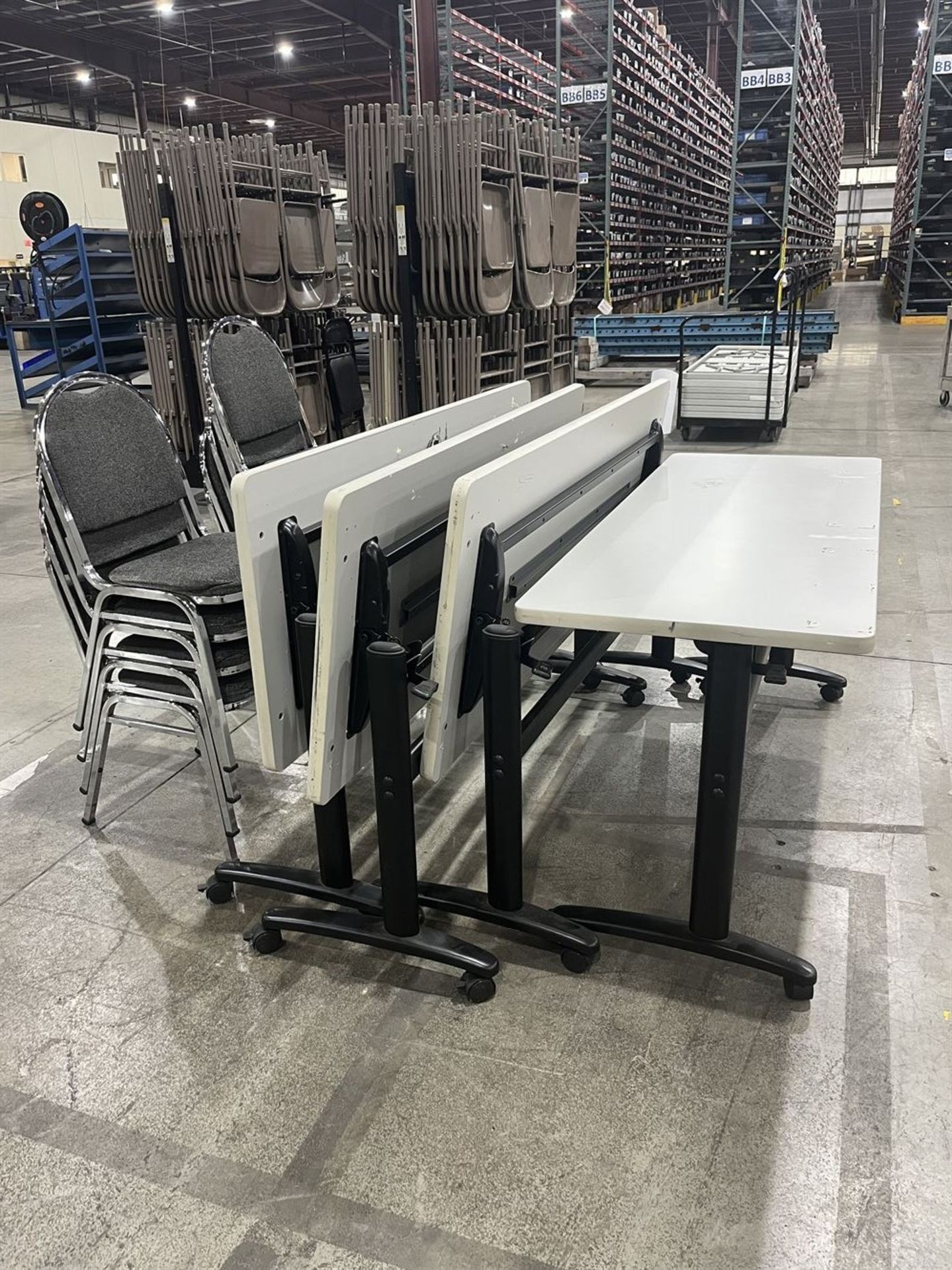 Folding Tables With Chairs - Image 2 of 2