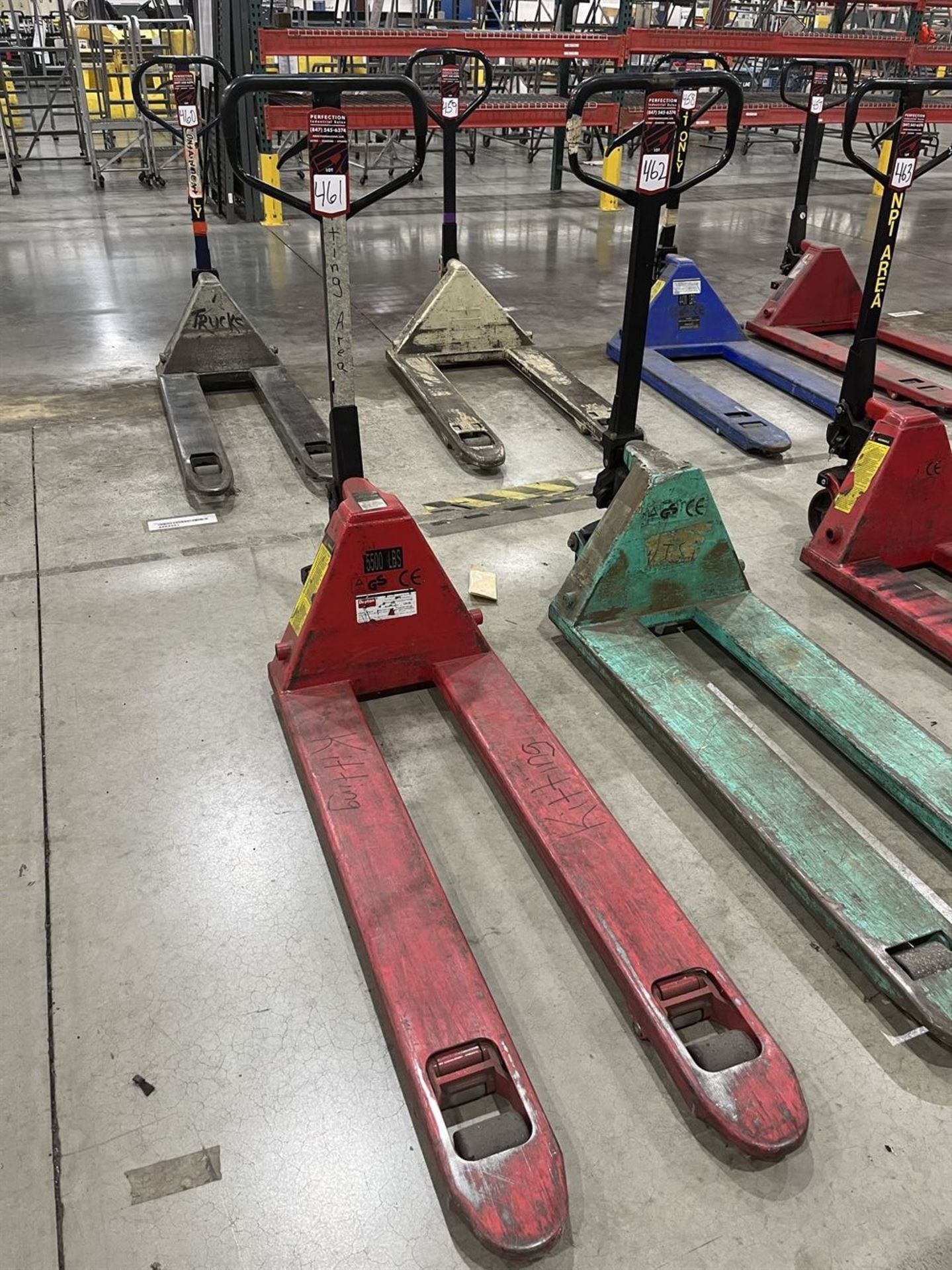 Dayton 21" X 48" Pallet Jack Max Capacity 5500 LBS