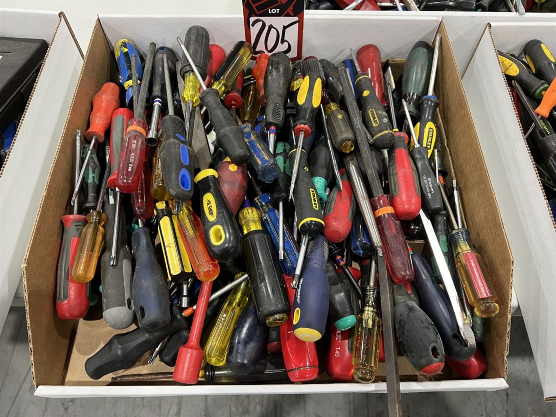 Lot of Assorted Nut Drivers and Screw Drivers