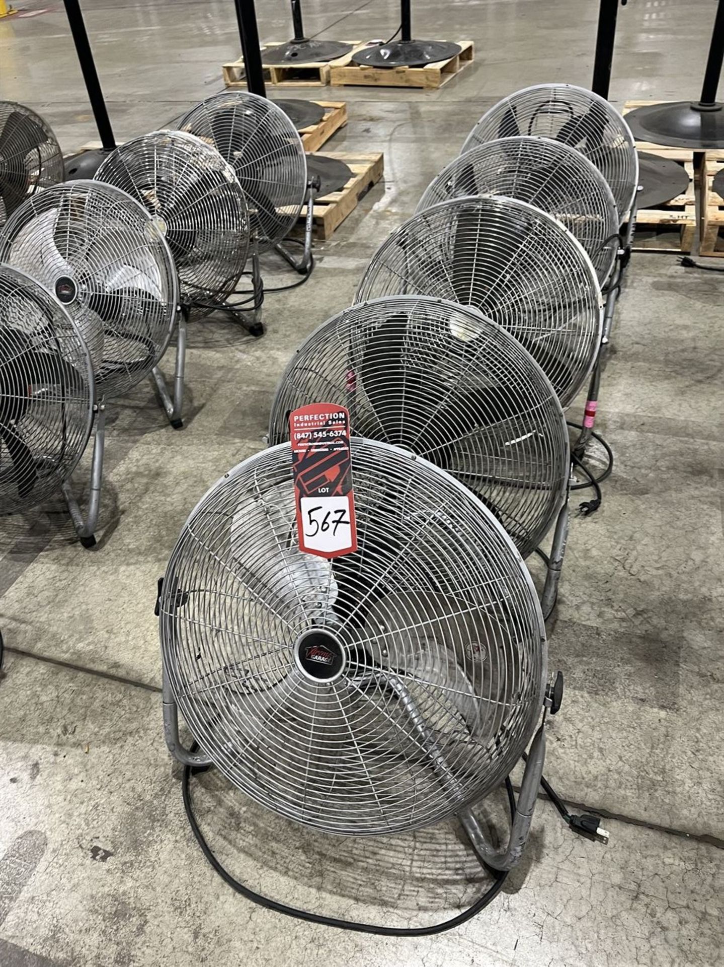 Lot of (5) Assorted Fans