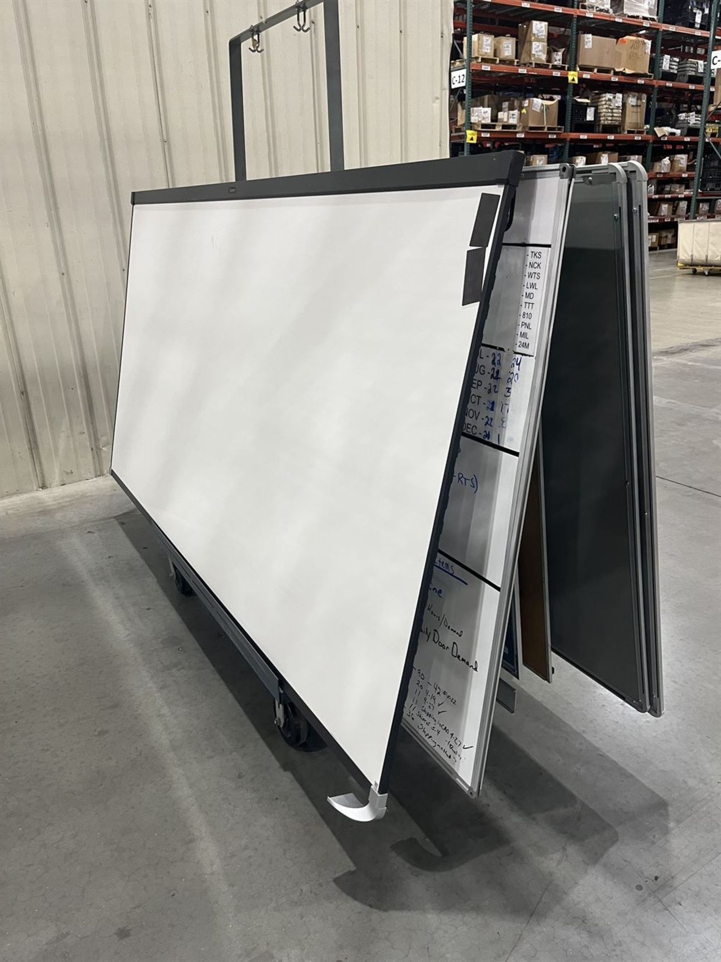 Assorted White Boards on A Frame Cart - Image 3 of 3