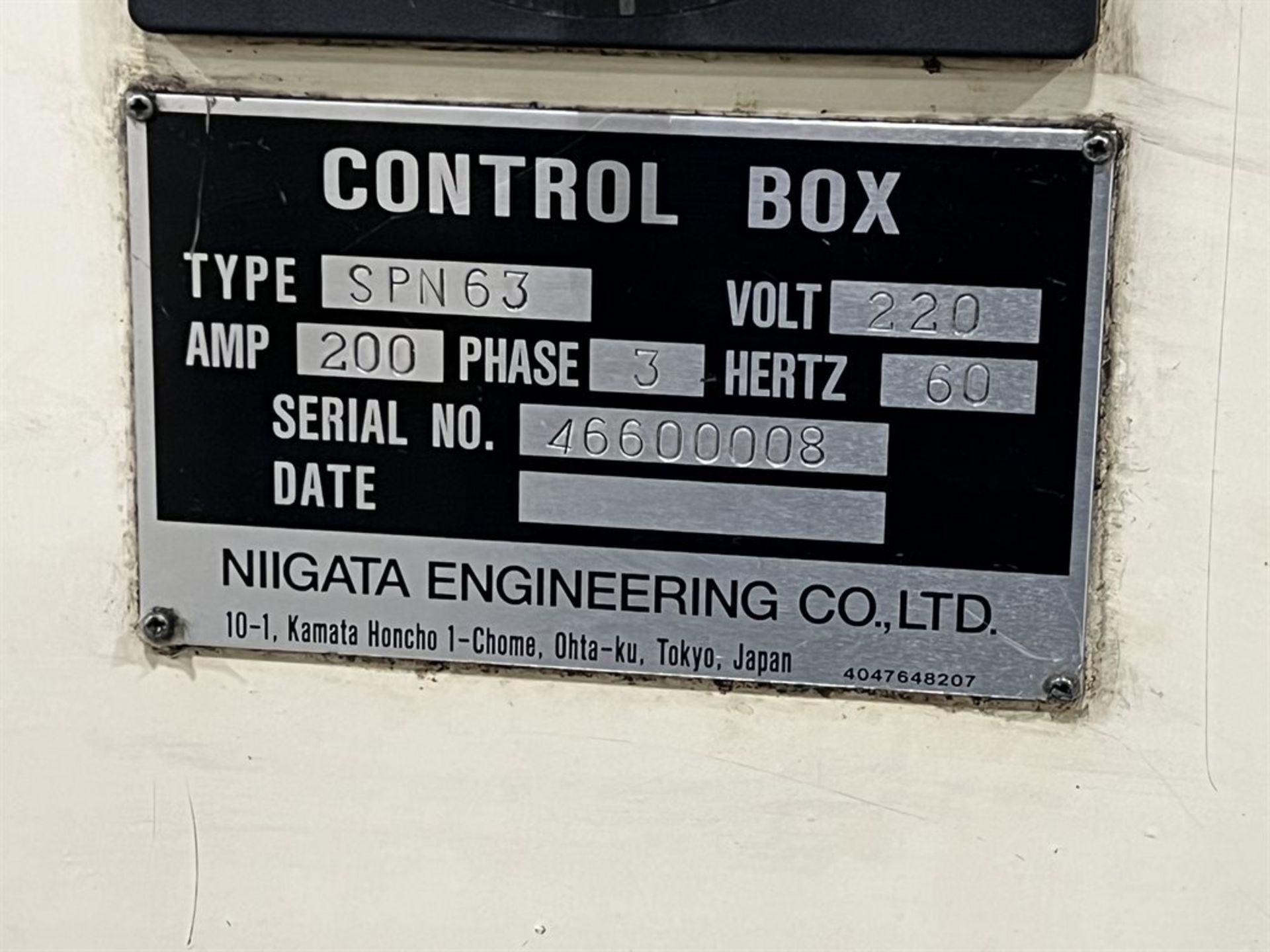 NIIGATA SPN63 CNC Horizontal Machining Center, s/n 46600008, Fanuc 16-M Control, 24.8" x 24.8" - Image 16 of 16