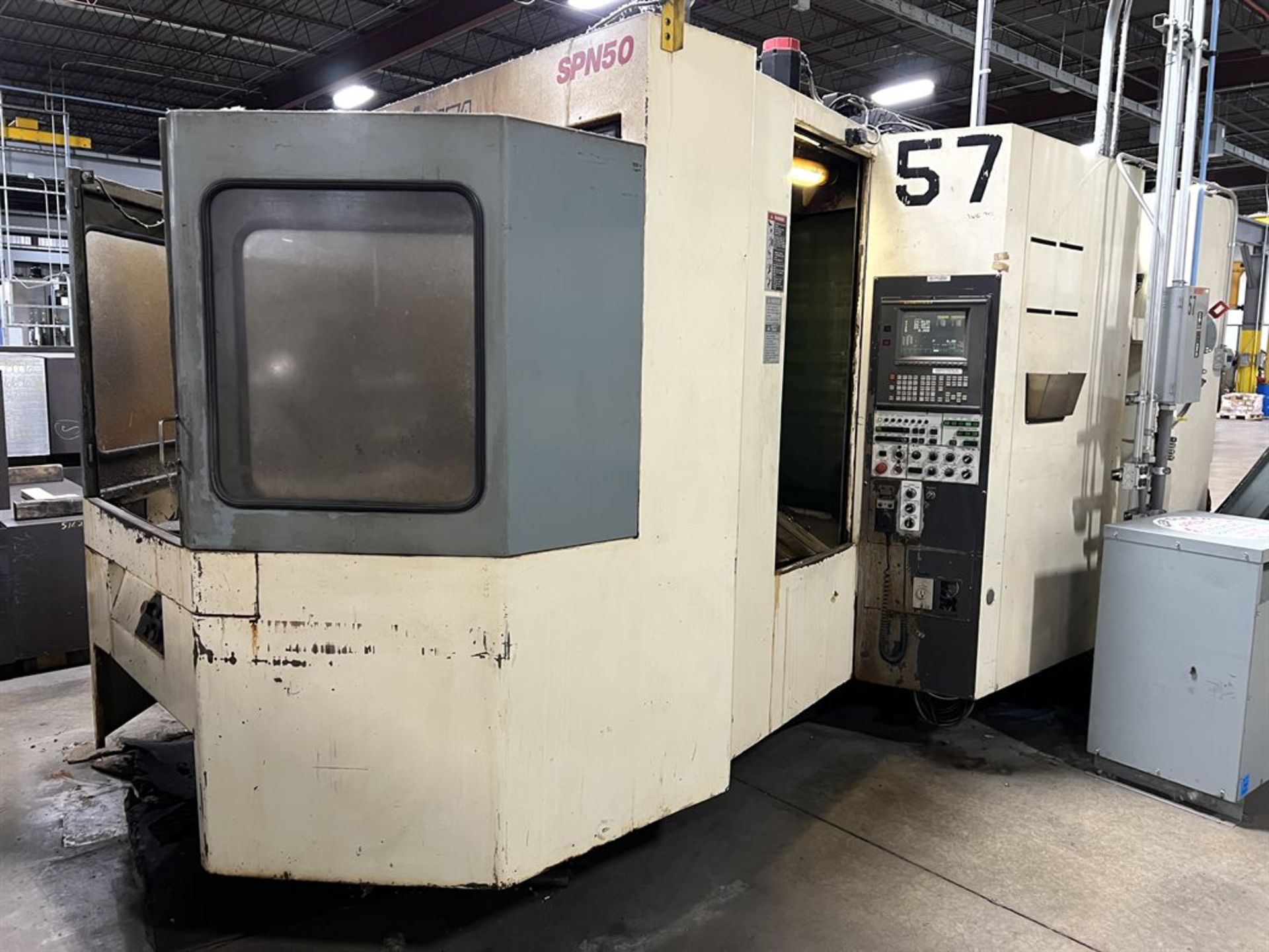 NIIGATA SPN50 CNC Horizontal Machining Center, s/n 46500075, Fanuc 15M Control. 19.7" x 19.7"