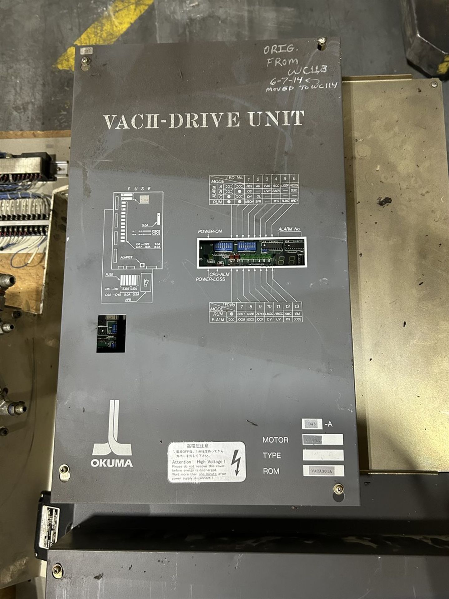 Spindle Drive and Spare Components For OKUMA LU45 (Note: CRT Monitor Not Included) - Image 3 of 3