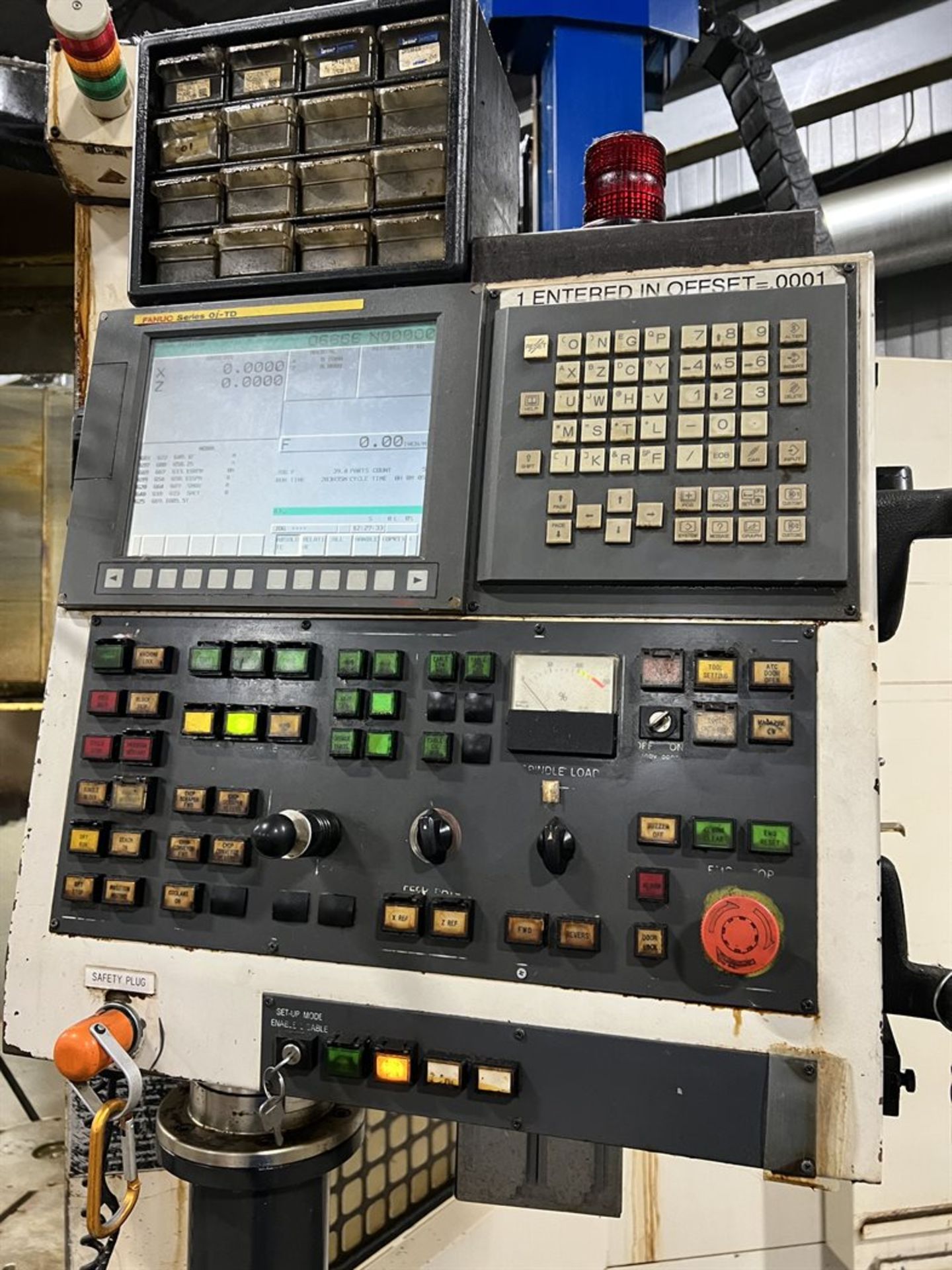 2011 TOSHIBA TUE-200 3-Axis CNC Vertical Turning Center, s/n 440543, Fanuc Series 0i-TD Controls, - Image 8 of 14