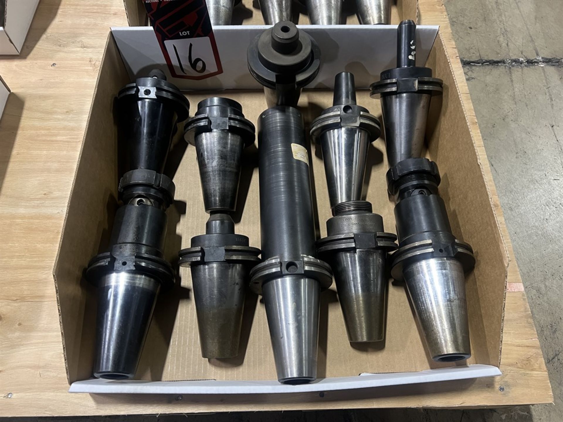 Lot of (10) CAT 50 Tool Holders