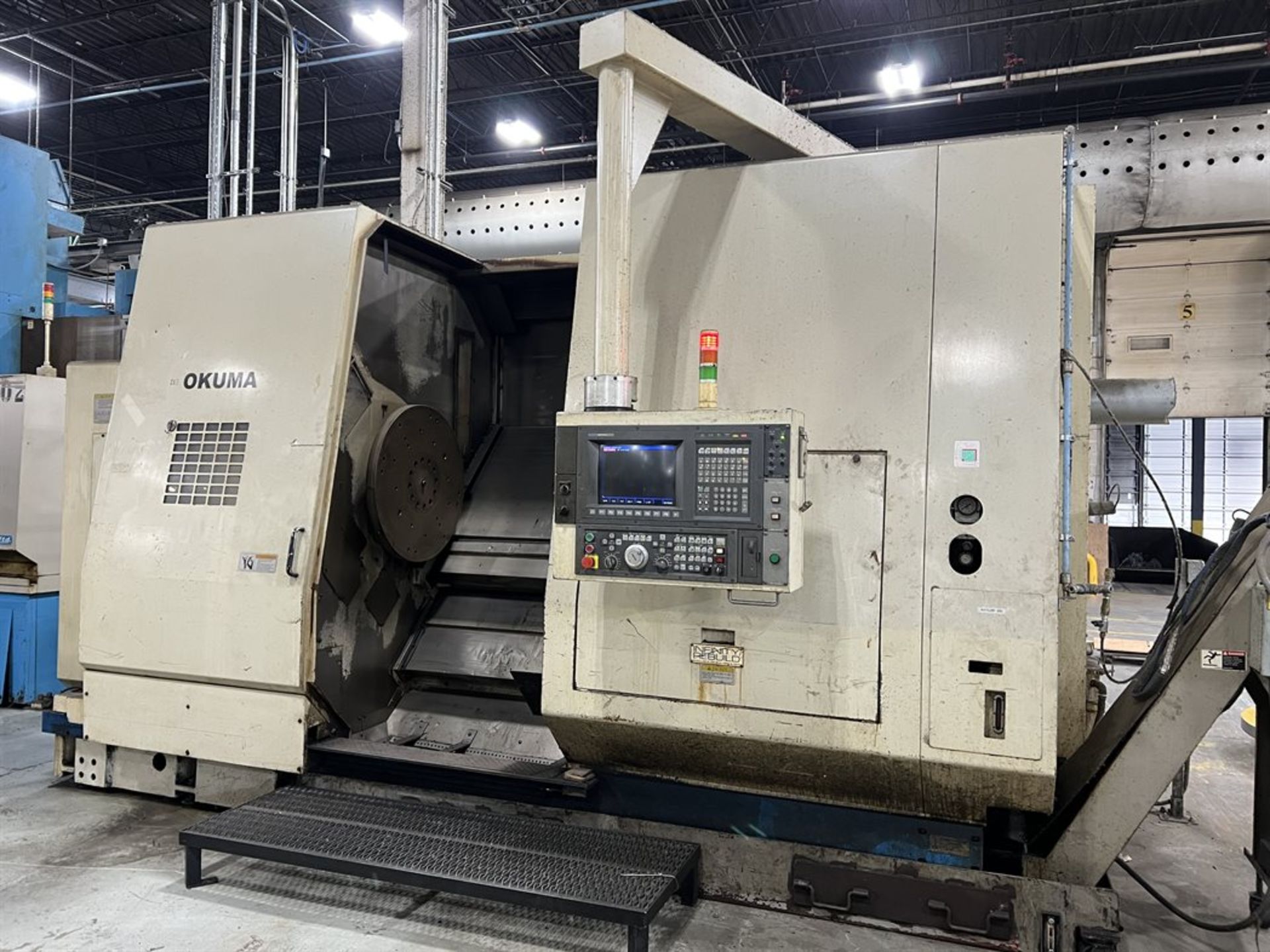 OKUMA LU-45 2SC/1000 CNC Turning Center, s/n 0809.0074, OSP7000L Control, 33" Swing Over Bed, 21. - Image 2 of 19