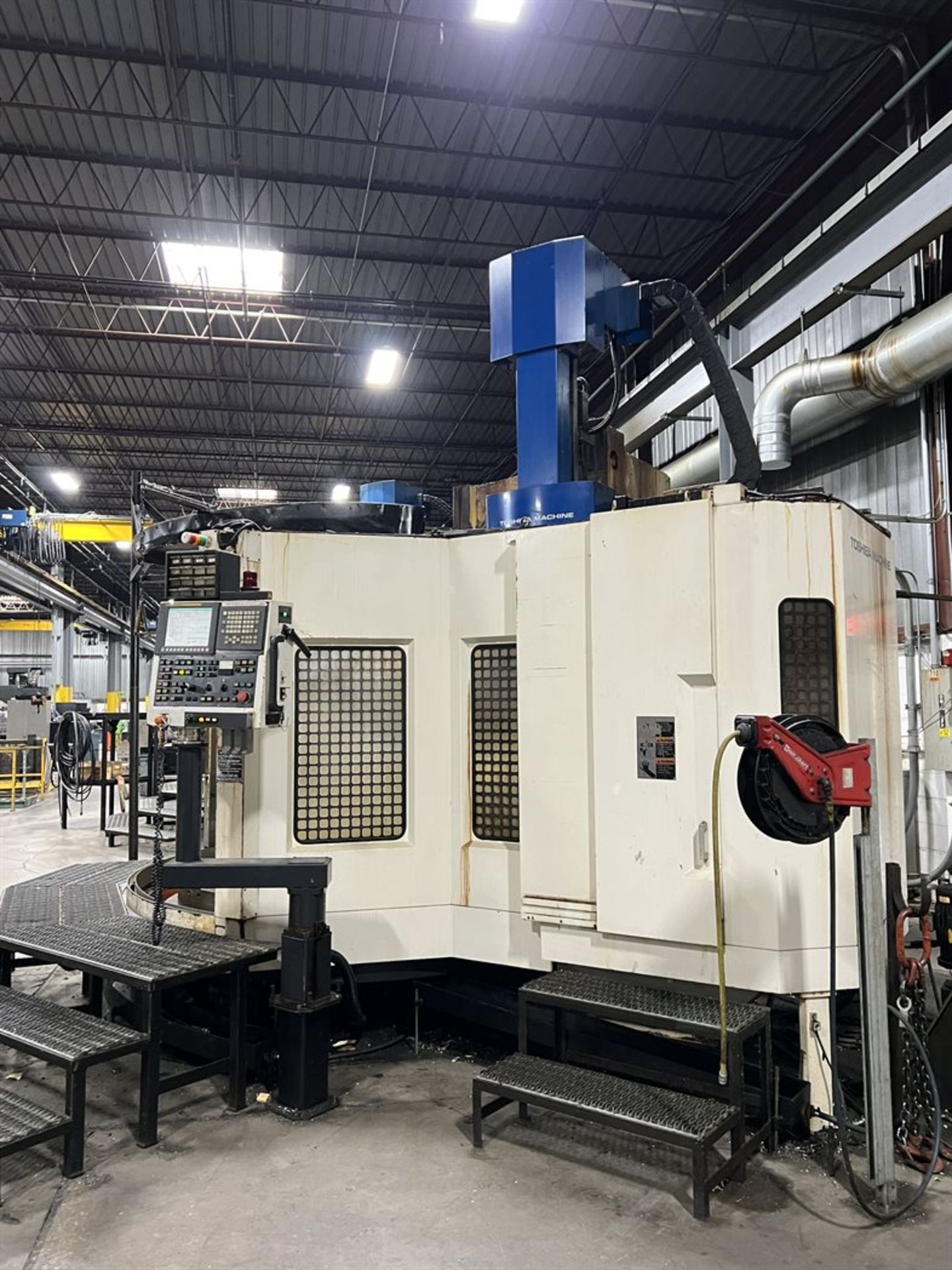 2011 TOSHIBA TUE-200 3-Axis CNC Vertical Turning Center, s/n 440543, Fanuc Series 0i-TD Controls, - Image 9 of 14