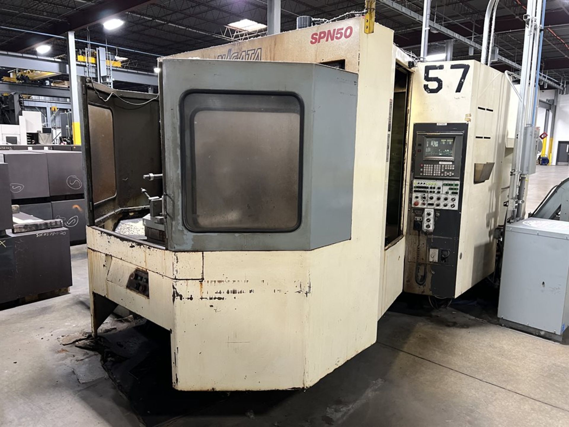 NIIGATA SPN50 CNC Horizontal Machining Center, s/n 46500075, Fanuc 15M Control. 19.7" x 19.7" - Image 2 of 14