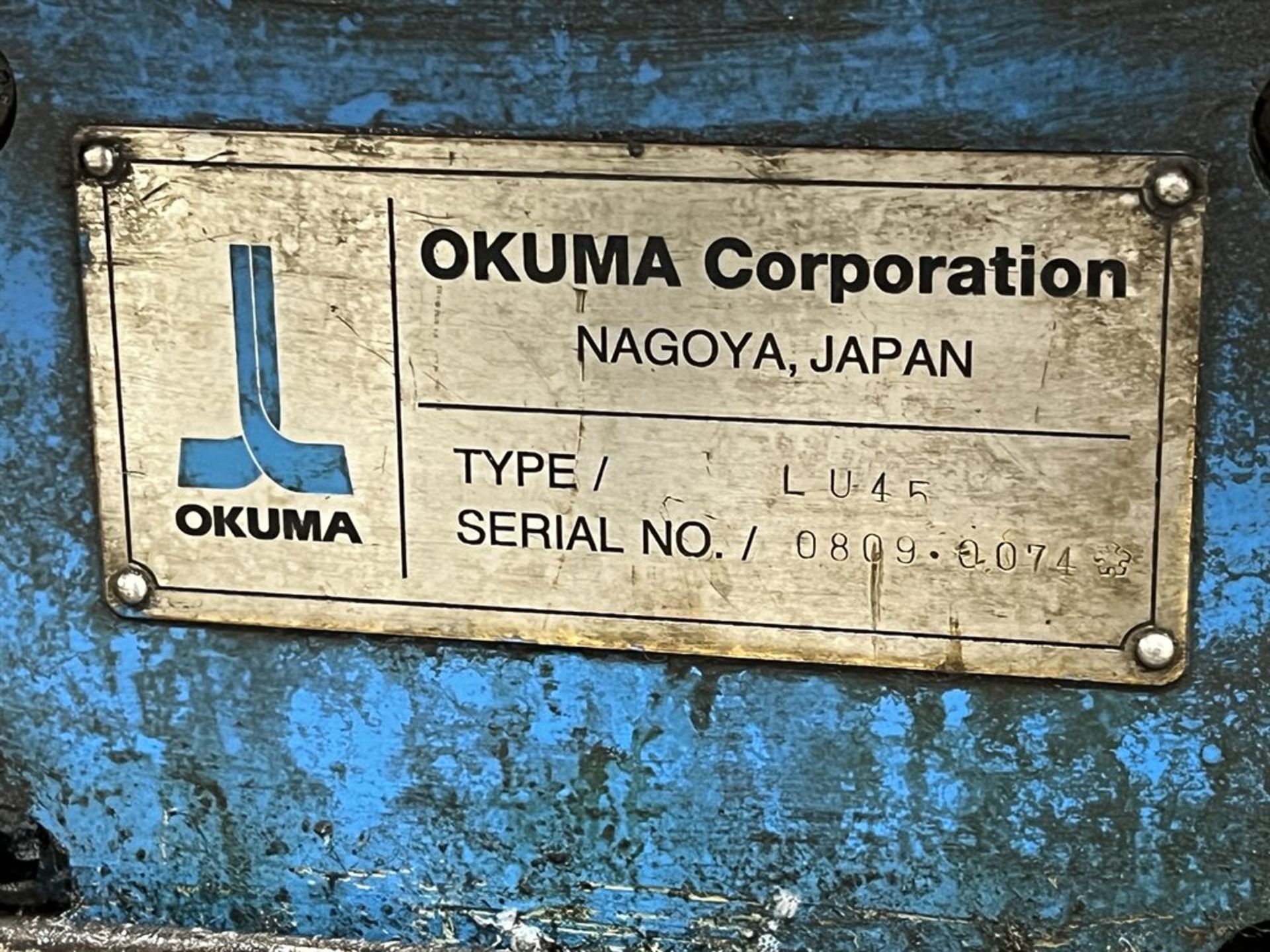 OKUMA LU-45 2SC/1000 CNC Turning Center, s/n 0809.0074, OSP7000L Control, 33" Swing Over Bed, 21. - Image 14 of 19