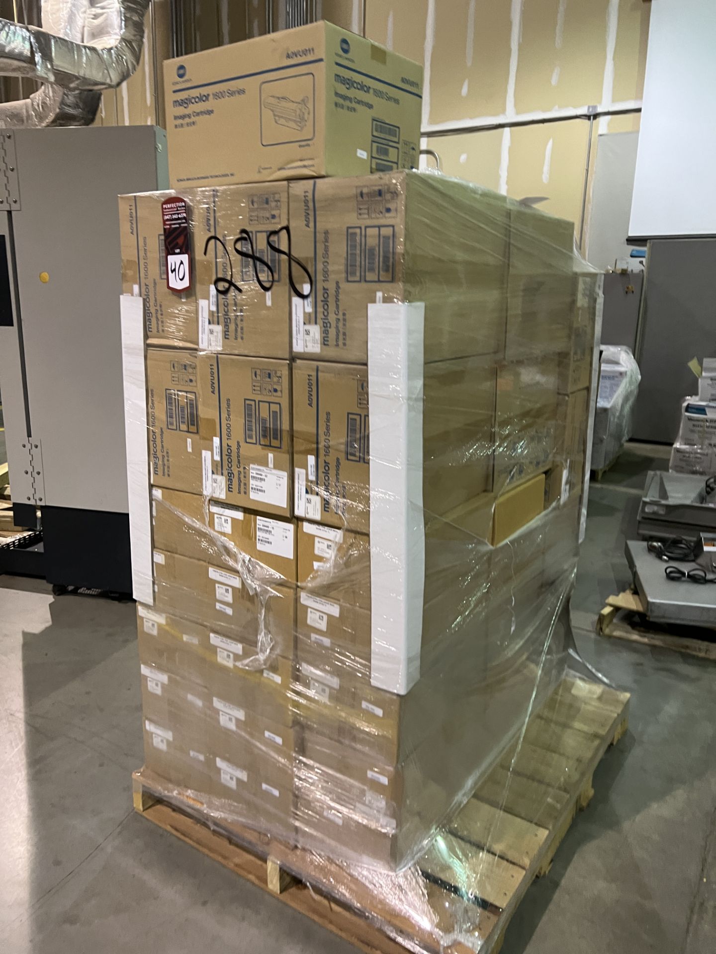 Pallet of NEW KONICA MINOLTA AOVU011 Magicolor 1600 Series Print Cartridges - Image 2 of 3