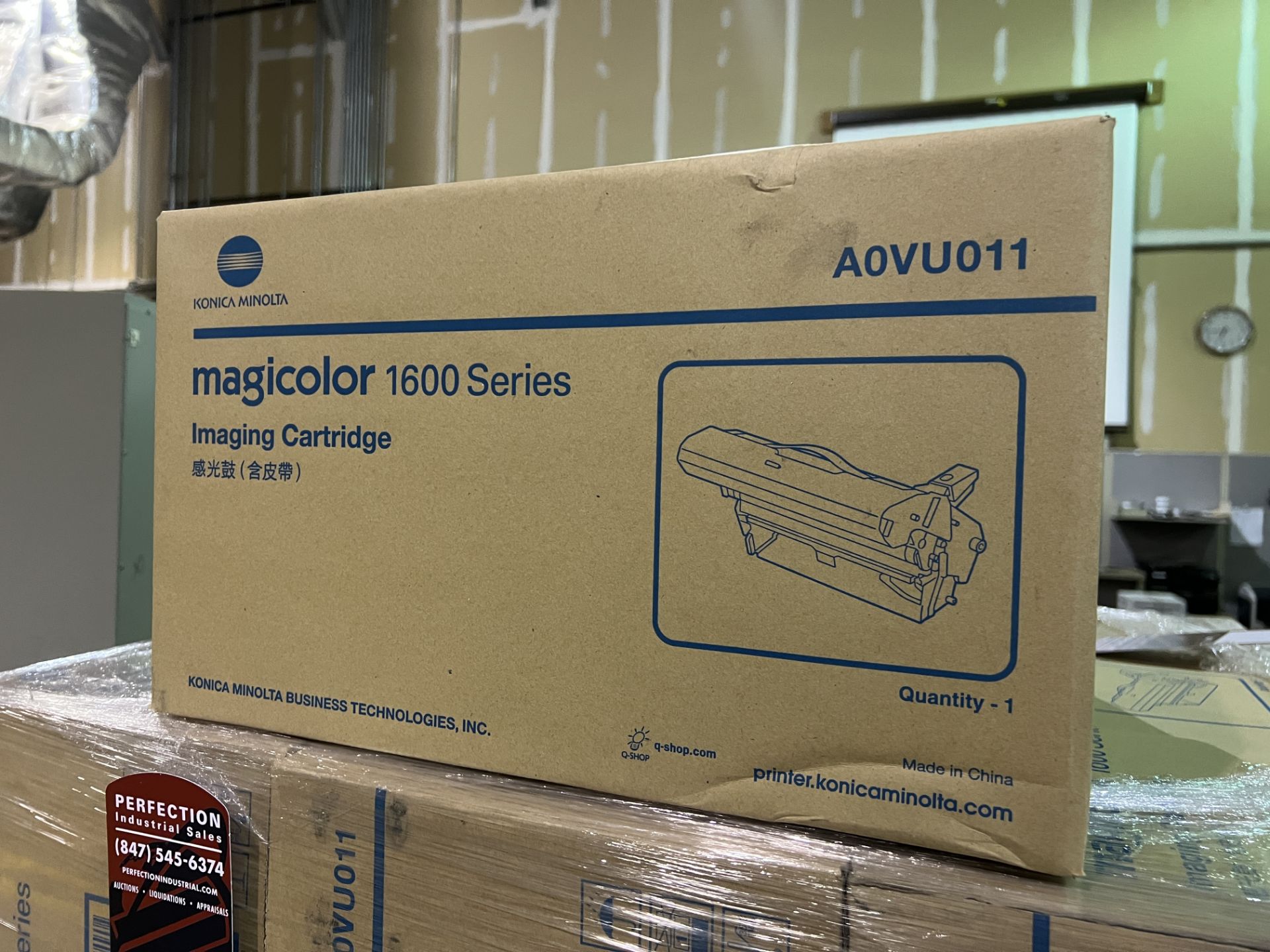 Pallet of NEW KONICA MINOLTA AOVU011 Magicolor 1600 Series Print Cartridges - Image 3 of 3