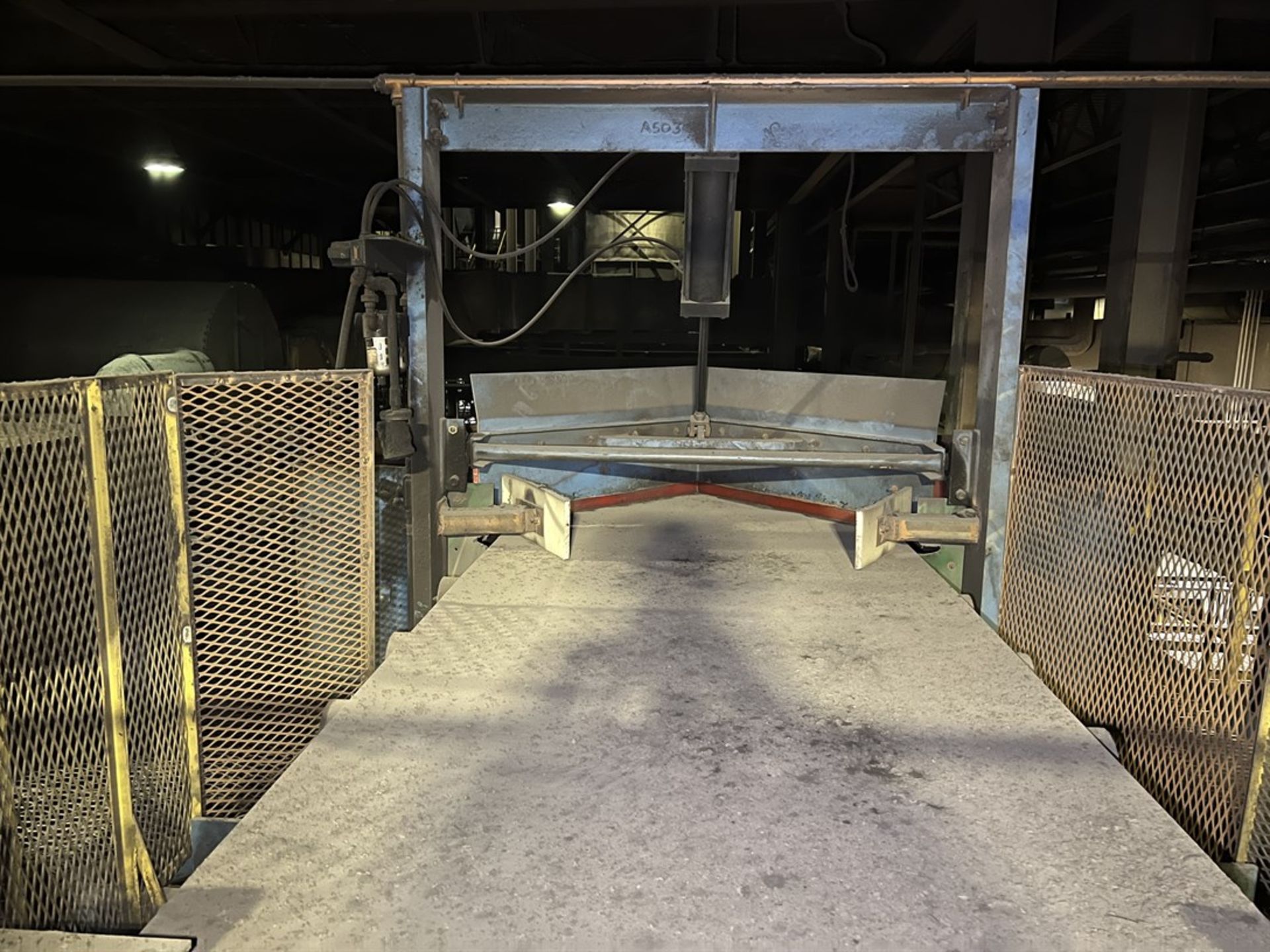 Incline Trough Belt Conveyor, Single Plow, 52"W x 135'L - Image 5 of 5