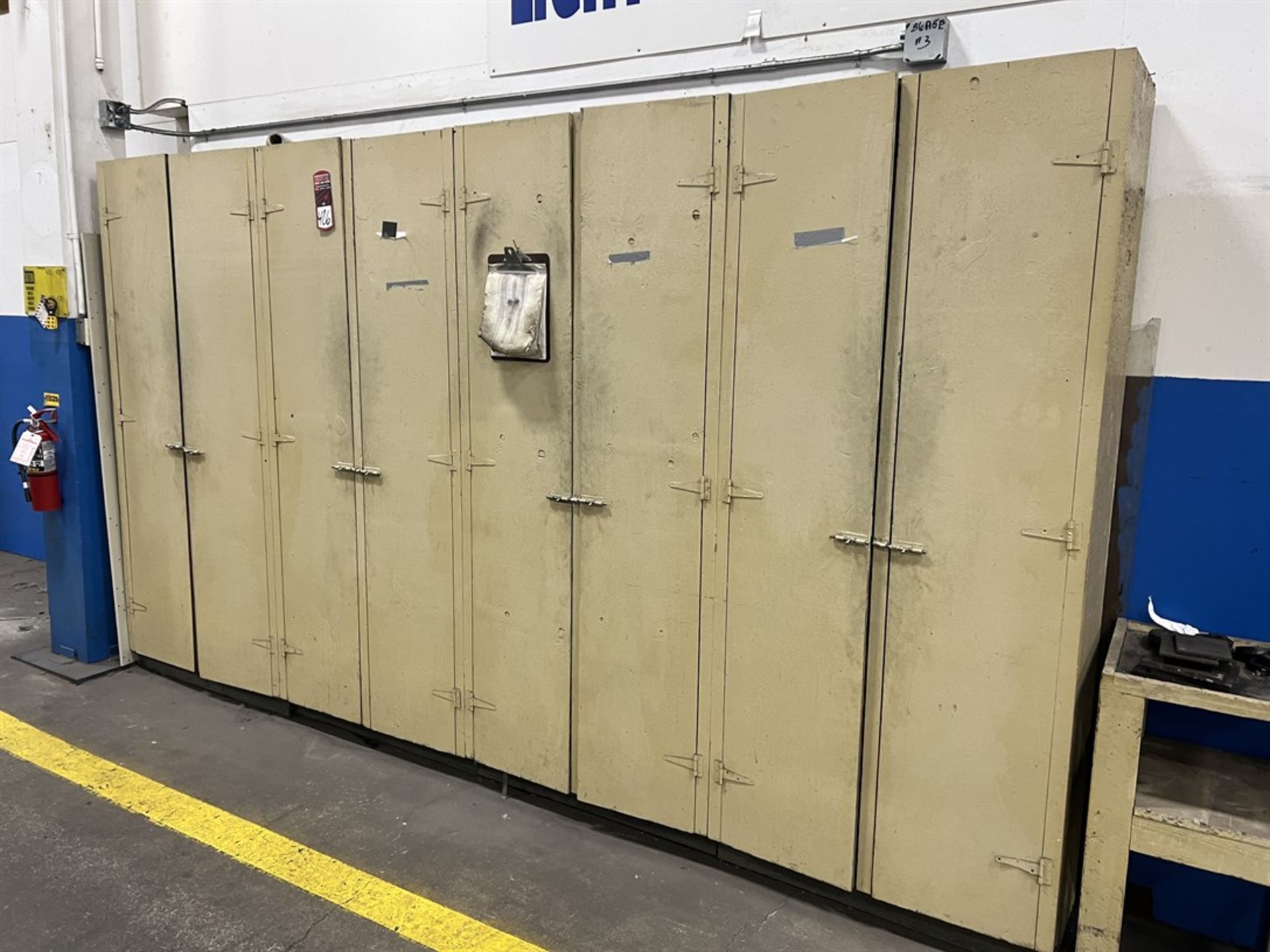 Lot of (5) Shop Cabinets of Assorted Mandrels