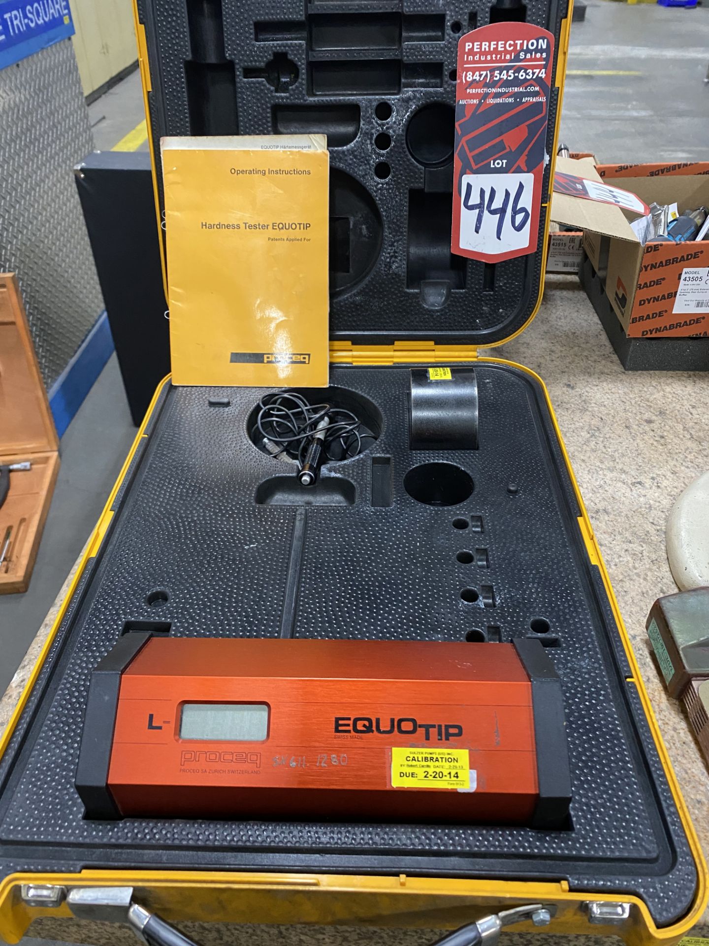 Proceq Equotip Hardness Tester, s/n 611-1280