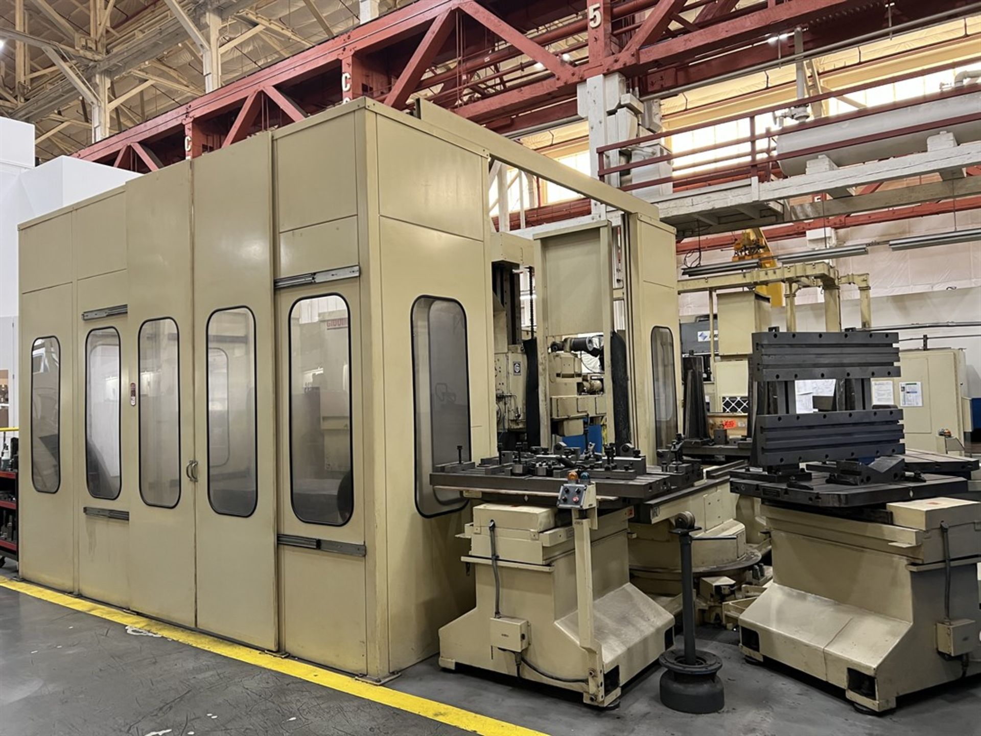 GIDDINGS & LEWIS MC-60 S Horizontal Machining Center, s/n 450-172-86, G & L 8000 Control, 6” Spindle